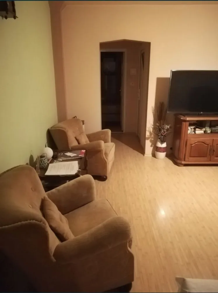 Apratament 3 camere, etajul 3, utilat, Carei, Zaganescu nr 4 - Apartament semidecomandat, etajul 3, 3 camere, mobilat, izolat interior si exterior,usi termopan, geamuri termopan, balcon inchis, centrala pe gaz, calorifere aluminiu, faintat, gresiat, parchetat, Zaganescu nr.4 Carei. Pret 62.000 Euro, negociabil