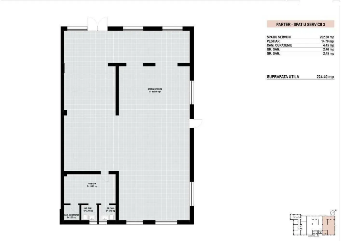 www.ageuropa.ro vinde Spatiu Comercial Zona Metalurgiei 225mp. - Agenția EUROPA vinde spatiu commercial stradal situat pe Drumul Binelui la parterul unui bloc modern de 9 etaje nou construit (2024) Spatiul este situat chiar langa Kaufland Drumul Binelui Suprafata spatiului este de 224.40 mp In propietartea spatiului sunt incluse si doua locuri de parcare Spatiul se preda complet finisat (gresie,parchet,iluminat tavane si pereti complet finisati) Spatiul are o inaltime de 3.5m si este dotat cu: Incalzire in pardoseala Sistem de climatizare individual(reglarea temperaturi pe fiecare zona) Doua grupuri saniotare complet utilate Centrala termica Doua cai acces in spatiu Pentru mai multe detalii sau pentru a programa o vizionare va rugam sa ne contactati Ansamblul rezidential din care face parte spatiul comercial prezentat spre vanzare este amplasat in imediata apropiere a Bd. Metalurgiei, chiar peste drum de Parcul Tudor Arghezi, in Sectorul 4, Bucuresti. Imobilul este amplasat aproape de centre comerciale mari precum: Metro, Auchan, Jumbo, Lidl, Kaufland sau Carrefour. Distanta pana la statia de metrou Aparatorii Patriei poate fi parcursa in aproximativ 15 minute pietonal, iar pana in zona centrala a Capitalei in doar 20 minute cu autoturismul personal. Mijloacele de transport in comun STB (liniile 141, 232, 241, 313, N 105) faciliteaza rapid legatura cu statiile de metrou din proximitate, dar si cu zonele importante din centrul Capitalei. Nu lipsesc din zona magazinele cu specific comercial mixt, institutiile de invatamant, unitatile bancare si centrele medicale, locurile de joaca si spatiile de agrement. Intreaga zona beneficiaza de infrastructura completa, strazile sunt asfaltate, iluminate nocturn si prevazute cu limitatoare de viteza, pentru a spori siguranta trecatorilor. Ansamblul rezidential din care face parte spatiul comercial propus spre vanzare este amplasat peste drum de Parcul Tudor Arghezi, cel mai nou parc din Bucuresti, care se intinde pe o suprafata ampla de 4 hectare. De asemenea, la cateva minute fata de imobil se regaseste Patinoarul Berceni Arena, patinoar dezvoltat la standarde inalte de calitate ce va gazdui competitii ale sporturilor pe gheata. Pentru mai multe oferte accesați www.ageuropa.ro.