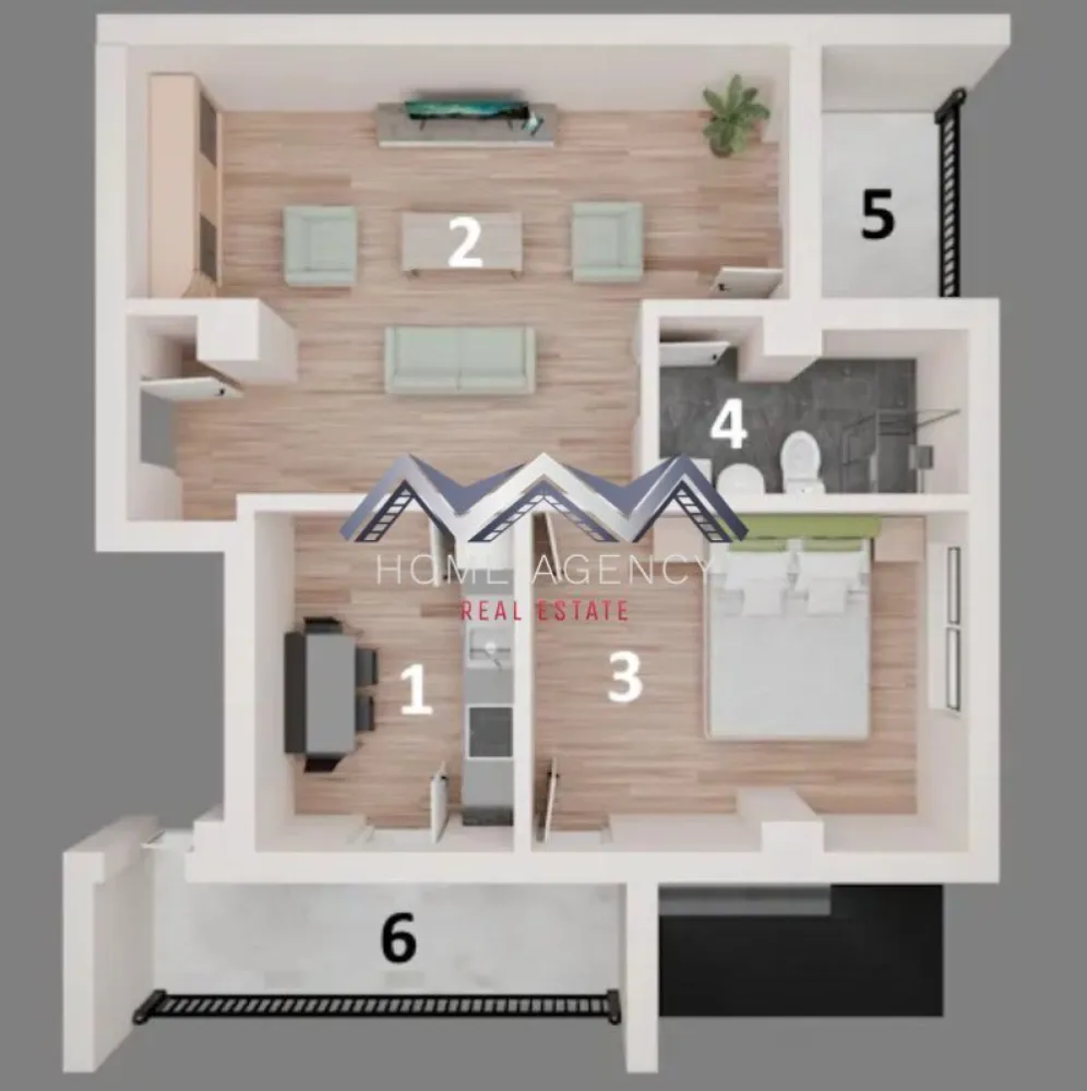 Apartament 2 camere | bucătărie închisă | Otopeni central - Vă propunem, spre vânzare, un apartament modern de 2 camere, situat într-un imobil nou (D+P+3) aflat chiar în centrul orașului Otopeni, la maxim 15 minute de mers pe jos de DN1 și viitoarea stație de metrou. Este alegerea ideală dacă îți dorești un cămin confortabil, eficient energetic și cu acces rapid la toate punctele de interes sau dacă vrei o investiție sigură pentru închiriere pe termen lung ori regim hotelier (Airbnb, Booking). Apartamentul este amplasat într-o zonă centrală, dar liniștită, la doar câteva minute de mers pe jos toate facilitățile de care ai nevoie: restaurante, supermarketuri, bănci, piață, farmacii, transport public etc. Accesul către DN1, Aeroportul Henri Coandă, Centură și viitoarea stație de metrou se face rapid și ușor, ceea ce transformă această locație într-una extrem de practică atât pentru locuit, cât și pentru investiție. În plus, zona se bucură de infrastructură modernizată și de un cadru rezidențial plăcut, cu vecinătăți selecte. Imobilul se remarcă printr-o compartimentare practică și bine gândită, care asigură confort și funcționalitate în fiecare încăpere. Livingul este luminos și aerisit, cu acces direct spre balcon, ceea ce adaugă un plus de spațiu și luminozitate. Bucătăria este închisă, oferind intimitate și un spațiu separat pentru gătit, și, precum dormitorul, beneficiază de acces spre o terasă generoasă de 7.71 mp – un loc ideal pentru relaxare sau momente petrecute în aer liber. Baia este complet utilată și finisată cu obiecte sanitare moderne. Confortul termic este asigurat de centrală proprie și de sistemul de încălzire prin pardoseală, care oferă un climat uniform și economic în întreaga locuință. Toate utilitățile sunt contorizate individual (apă, gaze, electricitate) și racordate la rețele publice de canalizare și infrastructură. Prețul afișat este final, include TVA și un loc de parcare. Programează acum o vizionare cu echipa de vânzări!