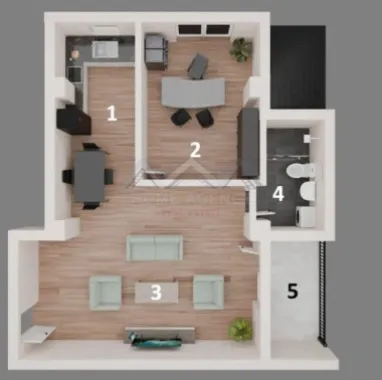 Apartament 2 camere Otopeni central | include TVA și parcare