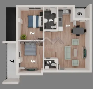 Apartament 3 camere Otopeni central | bloc nou, parcare, comision 0