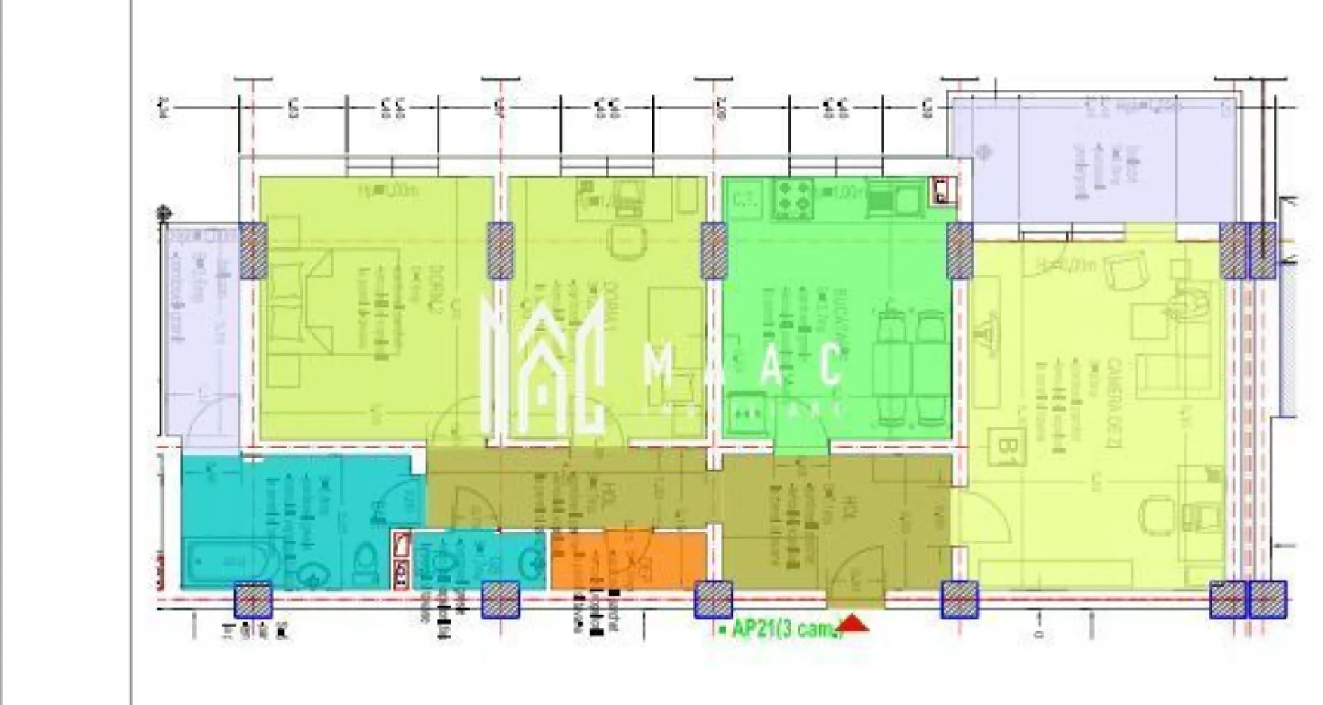 Apartament 4 camere I Nou I Decomandat I Balcon I Hipodrom - MAAC Imobiliare vă propune pentru achizișie acest apartament cu 3 camere care se remarcă printr-o compartimentare optimă, oferind atât intimitate, cât și spații generoase pentru socializare. Zona de zi cuprinde un living generos de 30.6 mp, conectat cu locul de luat masa și bucătăria separată, pentru un plus de funcționalitate. Cele 3 dormitoare sunt bine dimensionate, oferind confort și lumină naturală. 2 băi, plus un WC separat, asigură practicabilitate, iar spațiile de depozitare și holurile largi facilitează circulația. Dotările de calitate includ: ✅ Ușă metalică antiefracție Porta-Doors pentru siguranță maximă ✅ Tâmplărie PVC cu 7 camere și geam termopan LOW-E pentru izolare termică și fonică optimă ✅ Instalație termică cu centrală proprie, calorifere din oțel și distribuție eficientă ✅ Pereți interiori tencuiți, gletuiți și zugrăviți într-o nuanță modernă ✅ Instalații electrice de calitate, prize și întrerupătoare Schneider Sedna ✅ Balcon generos, finisat cu parapet elegant și gresie antiderapantă. Construcția beneficiază de spații comune interioare finisate, cu scări placate cu granit, balustrade din țeavă rectangulară și plafoniere cu senzori de mișcare pentru un plus de confort. Accesul este securizat, iar clădirea este dotată cu trei ascensoare electrice de ultimă generație, cu funcționare silențioasă. Spațiile exterioare sunt iluminate inteligent, iar curtea interioară va fi amenajată cu loc de joacă privat, dotat cu nisip, tobogan, leagăne și bănci, oferind un mediu sigur și plăcut pentru cei mici. În plus, imobilul dispune de locuri de parcare supraterane și subterane. Pentru confort maxim, apartamentul poate fi predat complet finisat, cu gresie, faianță, parchet, obiecte sanitare și uși de interior, toate alese în funcție de preferințele dumneavoastră, în limita unui buget prestabilit. Această locuință reprezintă alegerea ideală pentru cei care își doresc calitate, siguranță și un spațiu modern, pregătit să devină „acasă”. 📍 Nu ratați această oportunitate! Contactați-ne pentru detalii și vizionări, specificând ID CP2500299.