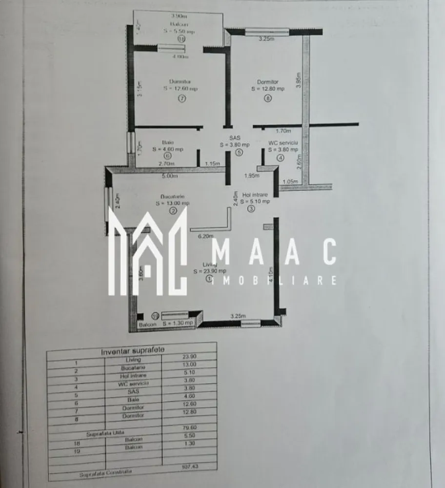 BLACK FRIDAY Apartament 3 camere | Etaj 1 | Parcare | Balcon