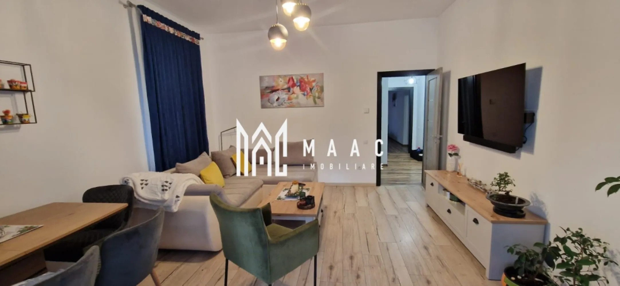 Apartament 3 camere | Curte 60 MP | Parcare | Selimbar - MAAC Imobiliare va prezinta un apartament cu 3 camere, curte și 2 terase situat in Selimbăr. Caracteristici: Tip apartament: 3 camere decomandat Suprafață utilă: 83 mp An construcție: 2020–2021 Vilă P+1+etaj retras Număr proprietari în imobil: doar 10 Spații exterioare: Curte proprie de aproximativ 60 mp Două terase: 18 mp, amplasată în fața livingului, cu acces direct din curte Terasă secundară Două locuri de parcare private, chiar în fața terasei Compartimentare interioară: Living de 22 mp, cu acces direct pe terasa, bucătărie separată, dormitor matrimonial cu dressing generos și baie proprie. al doilea dormitor pentru copii, birou sau oaspeți, două băi complet utilate. Dotări: Încălzire în pardoseală Tâmplărie PVC Rehau antracit cu trei foi de sticlă Opțiune investițională. Avantaje: Apartamentul este închiriat de 4 ani cu 600 euro pe lună, chiriași serioși și contract stabil Posibilitate de preluare a contractului pentru randament imediat Pentru mai multe informatii, va rog sa ne contactati si sa specificati ID: CP2664879 }}