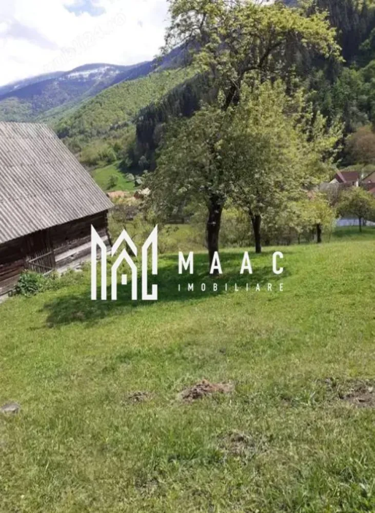 Teren | 2946MP | Priveliște Panoramică | Râu Sadului - MAAC Imobiliare vă propune spre vânzare un teren extravilan situat în Râu Sadului, una dintre cele mai pitorești localități montane din județul Sibiu. Proprietatea oferă un cadru natural deosebit, cu panoramă asupra munților și satului, fiind ideală pentru proiecte de agrement sau investiție în turism. Detalii teren: Suprafață totală: 2.946 mp Front stradal: 25 metri Acces auto: la doar 100 metri de drumul asfaltat Construcție existentă: șopron din lemn cu fundație din piatră Rețea electrică în proximitate Avantaje: Priveliște panoramică asupra munților Zonă liniștită, aer curat, natură nealterată Potrivit pentru casă de vacanță, glamping, livadă sau refugiu montan Acces facil din municipiul Sibiu – doar 30 km Pentru mai multe informații sau pentru programarea unei vizionări, vă rugăm să ne contactați specificând ID: CP2657375 }}