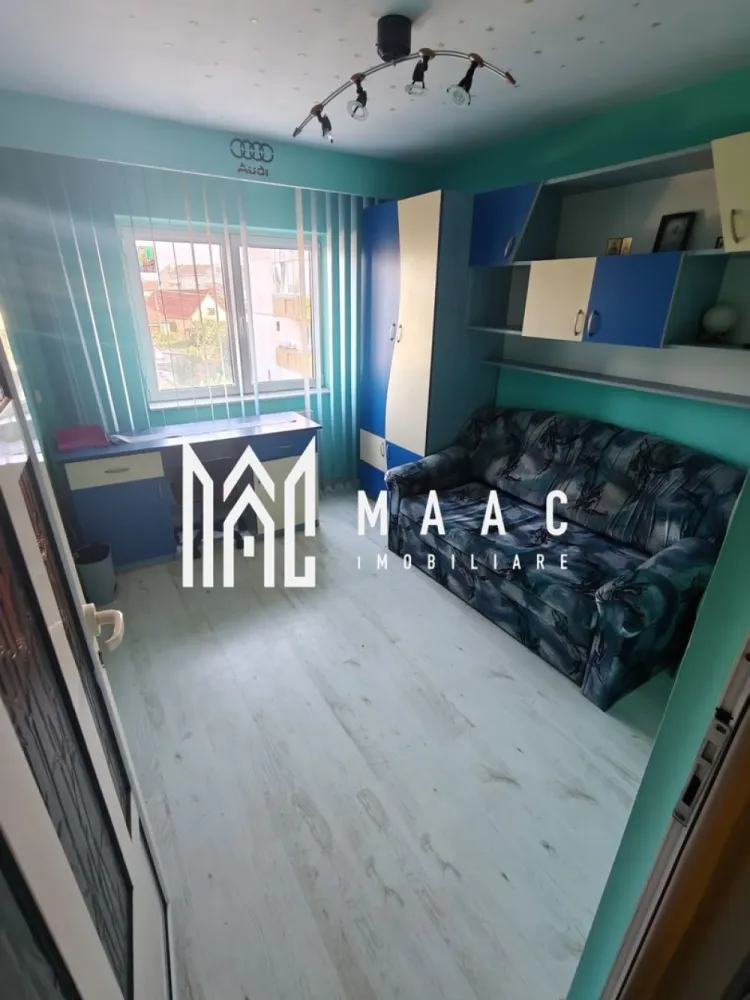 Apartament 4 camere | 2 Bai | 2 Balcoane | 79 MPU | Turnisor - Maac Imobiliare vă propune spre vânzare un apartament spațios cu 4 camere complet decomandate, ideal pentru o familie sau ca investiție Caracteristici principale: Suprafață utilă: 79 mp 2 balcoane (unul deschis, unul închis cu geamuri termopan fumurii tip oglindă) – 7,5 mp 2 băi Pivniță generoasă de 14 mp Dotări și finisaje: Se vinde complet mobilat Centrală termică proprie Uși interioare din termopan Ușă metalică la intrare Geamuri termopan Finisaje bine întreținute Pentru mai multe detalii precizati telefonic ca ati vazut anuntul cu ID: CP2656918 }}