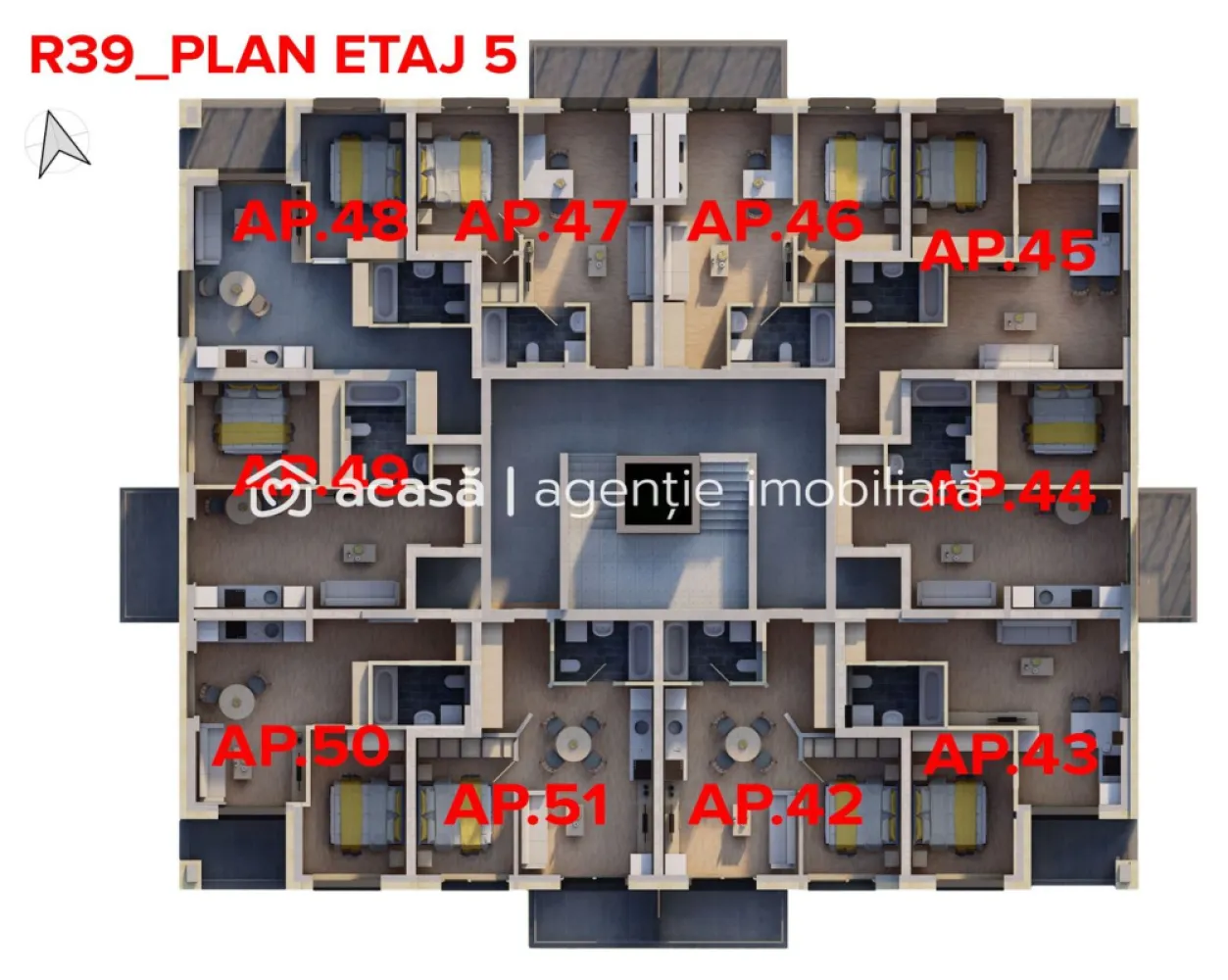 Apartament nou complex ARED - Comision 0% - Când alegi o locuință, alegi de fapt cât de mult timp liber vei avea. În noul bloc din complexul ARED City, propunem un apartament de 2 camere gândit pentru cei care prețuiesc tehnologia, siguranța și eficiența absolută. Cu predare la 30 noiembrie 2026, această proprietate este o soluție „la cheie” într-unul dintre cele mai bine cotate ecosisteme rezidențiale din Arad. De ce să alegi această locuință? Gata pentru tine: Se predă complet mobilat și echipat cu sistem Smart Home. Tot ce trebuie să faci este să te bucuri de noul tău spațiu. Standard NZEB: Datorită termoizolației de 20 cm și eficienței energetice ridicate, costurile de întreținere sunt minime, iar confortul termic este constant. Logistică și Siguranță: Ai propriul loc de parcare inclus, acces securizat prin 4 puncte de intrare în complex și supraveghere video 24/7. Calitatea vieții: Complexul oferă parcuri amenajate și spații verzi, fiind mediul ideal pentru deconectare chiar acasă. 📍 ARED City, zona IMAR 📐 2 camere (Living open-space + Dormitor) 🚗 Loc de parcare inclus 💰 125.744 € (TVA 21% inclus) Este mai mult decât un apartament; este siguranța unei investiții într-un brand imobiliar de încredere. ATENȚIE! Poze cu titlu ilustrativ. Pentru detalii: Jasmina Uglesits - 0740814770 Consultant imobiliar - Agenția ACASĂ Arad Nu dispui de toată suma? Te ajutăm noi gratuit! Îți obținem oferte de la 16 bănci. Ai o proprietate de vânzare în Arad și vrei să știi cât valorează cu adevărat? Sună-mă pentru o evaluare gratuită, fără obligații. Birou: ACASĂ | Agenție imobiliară Arad Bulevardul Decebal 2, Arad 310133