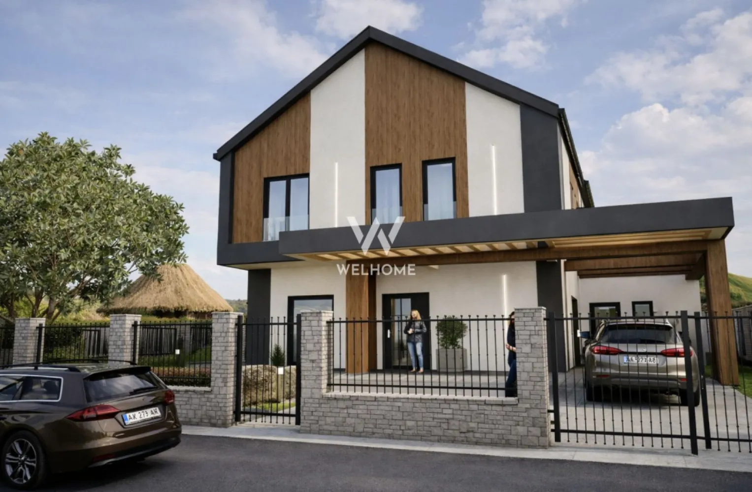 Casă single modernă, eficientă energetic și curte generoasă - Vă prezentăm o casă single cu arhitectură modernă, concepută pentru confort și eficiență, situată într-o zonă liniștită, ideală pentru un stil de viață echilibrat. Proprietatea are o suprafață utilă de 130 mp, este amplasată pe un teren de 360 mp, beneficiind de o curte liberă de aproximativ 180 mp, perfectă pentru relaxare, grădină sau spațiu de joacă. Locuința este dispusă pe regim de înălțime P+1 și este compartimentată astfel: Parter: -living generos cu zonă de dining -bucătărie separată -baie -spațiu de depozitare Etaj: -3 dormitoare, dintre care dormitorul matrimonial dispune de baie proprie și dressing -2 băi (una aferentă dormitorului matrimonial) -hol Dotări și avantaje: -încălzire în pardoseală -pompă de căldură -ferestre cu 3 foi de sticlă -placă de beton peste etaj -pod pentru depozitare Imobilul este racordat la toate utilitățile: apă, canalizare și curent electric. Predare: la alb la interior (cu posibilitate de predare „la cheie”) Termen estimativ: sfârșitul anului Preț: 210.000 € + TVA Telefon: 0743030351 O locuință modernă, bine gândită, ideală pentru o familie care caută spațiu, confort și eficiență energetică.