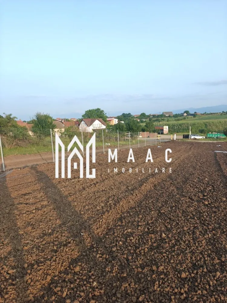 Teren Extravilan 800 mp I Front Stradal 60 m I Sura Mică I Sibiu - MAAC Imobiliare vă propune spre vânzare parcele de teren extravilan situate în Șura Mică, județul Sibiu, cu potențial ridicat de dezvoltare, fiecare parcelă având suprafața de 800 mp și deschidere la stradă de aproximativ 60 ml. Terenurile sunt cuprinse în PUG pentru trecerea în intravilan, ceea ce le transformă într-o oportunitate excelentă de investiție pe termen mediu și lung.

Caracteristici teren – Șura Mică, jud. Sibiu
Suprafață parcelă: 800 mp
Front stradal: aprox. 60 ml
Regim teren: extravilan
Terenul este cuprins în PUG pentru trecerea în intravilan
Acces facil la drum
Zonă în plină dezvoltare

Avantaje
Aceste parcele de teren reprezintă o oportunitate atractivă pentru investiție, datorită poziționării într-o zonă în continuă dezvoltare și a faptului că sunt incluse în Planul Urbanistic General pentru viitoare introducere în intravilan.

Suprafața generoasă și deschiderea mare la stradă permit multiple posibilități de dezvoltare, fie pentru construcția unei locuințe individuale, fie pentru proiecte rezidențiale viitoare.

Potențial de dezvoltare
Zona Șura Mică se află într-o expansiune urbană accelerată, fiind tot mai căutată datorită apropierii de Sibiu și a accesului facil către oraș. Odată cu trecerea terenului în intravilan, valoarea proprietății poate crește semnificativ, ceea ce face ca aceste parcele să fie potrivite atât pentru construcție, cât și pentru investiție.

Pentru mai multe detalii sau pentru a programa o vizionare, nu ezitați să ne contactați. Menționați ID-ul anunțului: CP2915504.