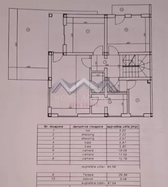 Casă individuală P+1+M cu garaj și terase spațioase – Otopeni Central