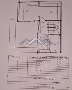 Casă individuală P+1+M cu garaj și terase spațioase – Otopeni Central