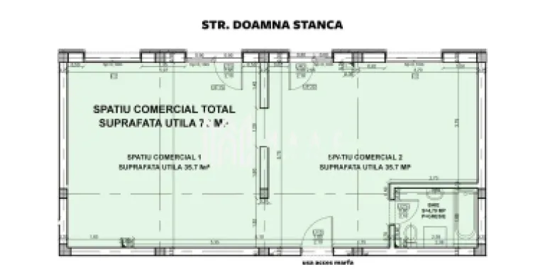 Spatiu Comercial I Parcare I 4 Vitrine I Doamna Stanca