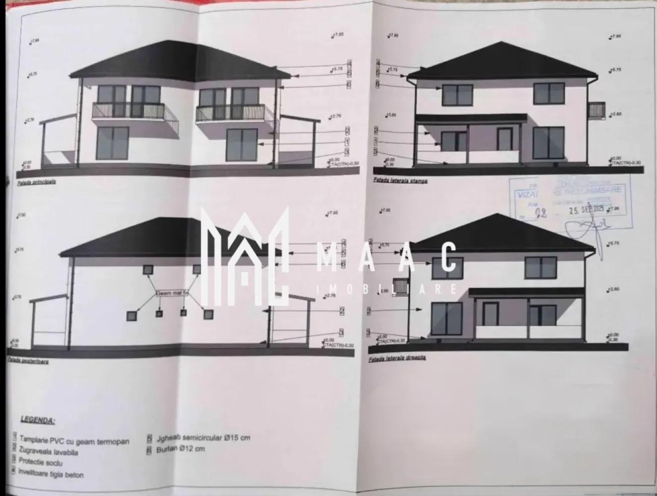Teren | 696 MP | Intravilan | Oportunitate Investiție | Cristian - Proprietatea reprezintă o oportunitate excelentă pentru cei care doresc să demareze imediat construcția unei locuințe individuale, cu două apartamente unul lângă altul ,separate,cu intrări diferite,cu acces de la stradă diferit, proiect/schiță gândite în genul unui duplex,câte două locuri de parcare la fiecare,într-un cadru natural liniștit ce oferă o panoramă deosebită asupra zonei.

Terenul de 696 mp dispune de două deschideri la stradă una de 3.64 m ,iar cealaltă de 20 m,și vine la pachet cu autorizatia de construcție vizată spre neschimbare în septembrie 2025, vă puteți apuca imediat de construcție.

Utilități la limita proprietății: apă, gaz, curent, canalizare.

Proiectul aprobat este pentru o locuință individuală modernă,cu două apartamente diferite, dar lipite unul de celălalt, similară unui duplex,dar fără CF-uri diferite,cu un regim de înalțime Parter + Etaj, având cota maximă la coama de +7.95 m. 

Arhitectura proiectului propusă este una contemporană, incluzand:

-fațade cu finisaje de calitate

-tâmplarie PVC cu geam termopan

-învelitoare din țiglă de beton si balcoane spațioase prevăzute cu balustrade metalice.

-4 locuri de parcare

Pentru informații suplimentare referitoare la stadiul documentației sau pentru programarea unei vizionări la fața locului, vă invităm să ne contactați și să specificați că ați văzut anunțul cu codul proprietății ID:CP2906160.