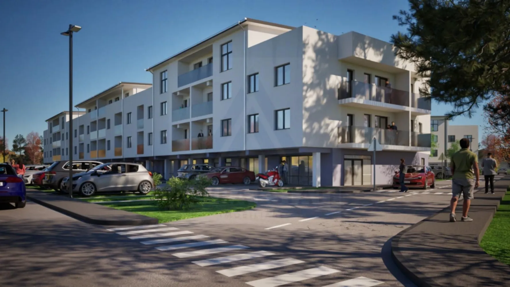 Apartament constructie premium 3 camere 64.2 mp utili etaj 1 Selimbar - Comision 0! Termen predare imediat! Agentia imobiliara Azura Estate vă propune spre achiziție un apartament premium, intabulat, situat la etajul 1, cu o suprafata utila de 64.2 mp, într-un ansamblu rezidențial nou din Șelimbăr, o zonă apreciată pentru dezvoltarea rapidă și accesul facil către municipiul Sibiu. Proiectul este conceput în spiritul construcțiilor moderne și sustenabile, oferind confort, eficiență energetică clasa A și un stil de viață echilibrat. Locație și accesibilitate: Locuința este amplasată într-o zonă rezidențială din Șelimbăr, cu acces rapid catre principalele zone comerciale și de servicii. În proximitate se regăsesc Shopping City Sibiu, supermarketuri și centre comerciale, farmacii și servicii medicale, școli și grădinițe, acces rapid către centura ocolitoare și arterele principale ale orașului! Caracteristici si compartimentare: Living + bucătărie + loc de luat masa: 26,52 mp Dormitor 1: 14,50 mp Dormitor 2: 14,50 mp Baie: 6,52 mp Balcon 6,50 mp cu acces din living si din dormitor Avantaje: Compartimentare eficientă și spații generoase Living luminos cu zonă de dining 2 dormitoare confortabile Balcon ideal pentru relaxare Zonă cu potențial ridicat de dezvoltare și investiție Acces rapid către Sibiu și zonele comerciale Stadiu de predare: Apartamentul se predă la stadiul de alb cu pereți tencuiți și gletuiți instalații electrice și sanitare realizate, șapă pentru pardoseală, centrală termică și sistem de încălzire, tâmplărie PVC tripan Rehau cu 7 camere. Pretul de vanzare este de 110000 euro cu TVA inclus! Avans minim 50%