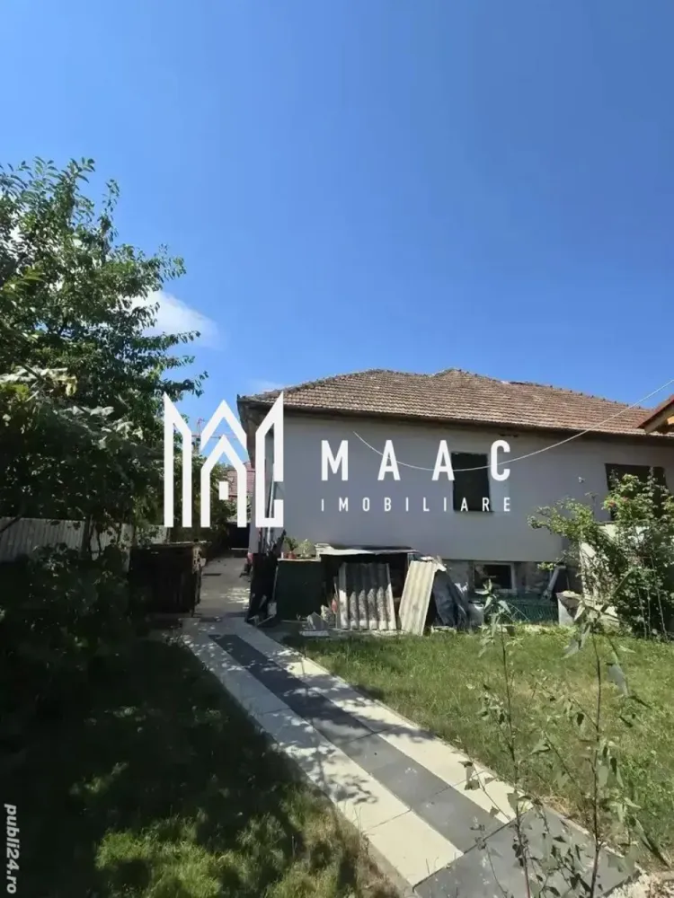 Casa individuala | Acces Auto | Teren 460MP | C. Dumbravii - MAAC Imobiliare va prezinta o Casă individuală cu potențial in Zona Calea Dumbrăvii.

Caracteristici:
Tip proprietate: Casă individuală, construcție din cărămidă cu fundație solidă, consolidată cu subzidire
Suprafață utilă: 228 mp
Teren: 460 mp
Compartimentare actuală: Demisol, Parter, Pod înalt
Deschidere la stradă: 10 m
Orientare: Soare pe tot parcursul zilei (răsărit – apus)

Locație:
Situată în zona Calea Dumbrăvii, una dintre cele mai căutate zone rezidențiale din Sibiu

Configurație flexibilă – 2 opțiuni de utilizare
Pentru familie extinsă - posibilitate de împărțire la parter în 2 apartamente distincte, fiecare cu 2 camere, baie proprie, intrare separată
Demisol cu 2 camere, baie comună, bucătărie, atelier, pivnițe și 2 intrări separate

Pentru investitori / dezvoltatori:
Posibilitate extindere construcție existentă cu 2 etaje suplimentare sau etaj + mansardă
Posibilitate de nouă construcție pe terenul disponibil:
amprentă 90 mp
demisol + 2 etaje

Compartimentare actuală:
Demisol - Hol, bucătărie, 2 camere, baie cu cadă, atelier. pivnițe cu acces separat

Parter - Hol, 4 camere. 2 băi cu cabină de duș, două intrări (față și lateral) – ideal pentru separare în apartamente

Pod - Înalt, complet separat de podul vecinului cu zid de cărămidă

Dotări și finisaje:
Încălzire centrală pe gaz, calorifere din fontă și oțel
Curte pavată cu plăci de granit (2023)
Grădină amenajată (~300 mp) cu:
Filigorie, grătar, gazon
Zmeură, mure, căpșuni, păr
Viță de vie pe boltă (200-250 litri vin/an)
Trandafiri cățărători și de Damasc

Pentru mai multe informatii, va rog sa ne contactati si sa specificati ID: CP2649238