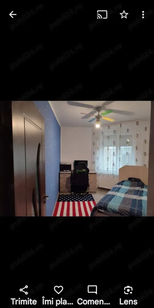 Aparatament 4 camere La Crinu - Vând apartament 4camere din caramida 2 balcoane ,2 bai,beci curat și uscat, în zona La Crinu complet mobilat ,instalație termica noua,2 aparate aer condiționat, geam termopan, etaj4 4,acoperiș izolat.