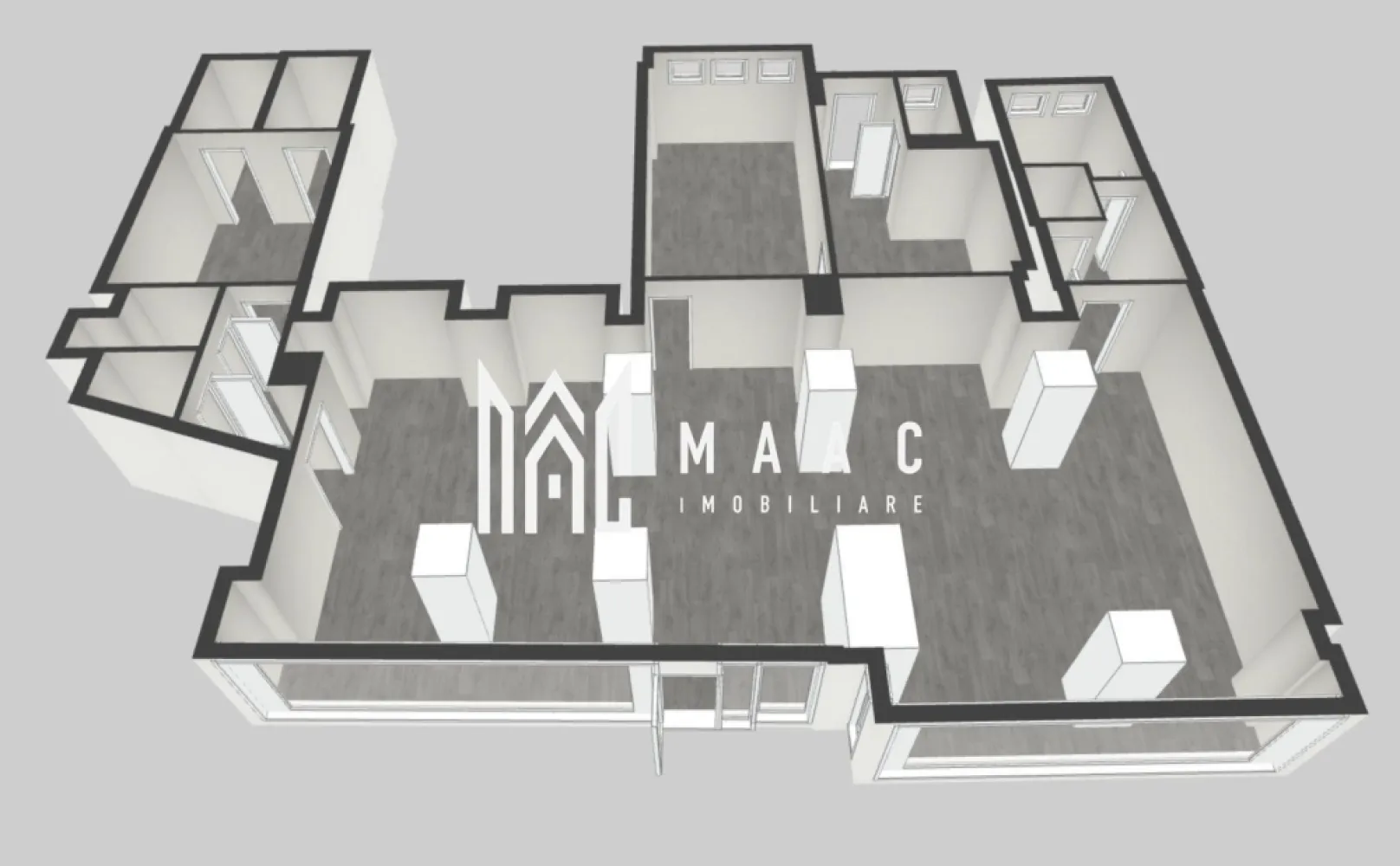 Spatiu comercial/birouri I VAD I Expunere I Mihai Viteazu - MAAC Imobiliare ofera spre inchiriere spatiu pretabil pentru activitati comerciale sau de birou, in zona Mihai Viteazu. Spatiul este compartimentat astfel: o incapere spatioasa, la strada, patru incaperi mai mici, pretabile pentru arhiva/ depozit/ vestiar si un grup sanitar. Disponibilitate imediata. Se inchiriaza pe o perioada de minim 12 luni. Se percepe garantie in cuantumul unei chirii lunare. Pentru mai multe detalii va rugam specificati telefonic: CP2587361 }}