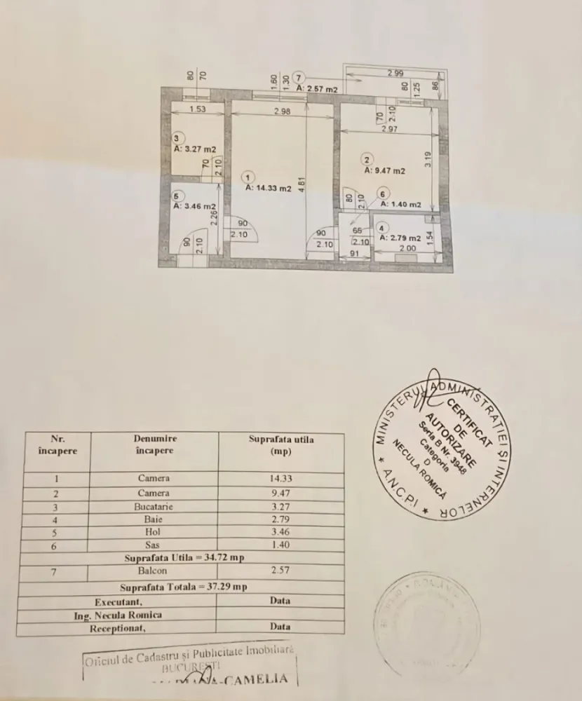 2 camere, Bucuresti - Necesita renovare