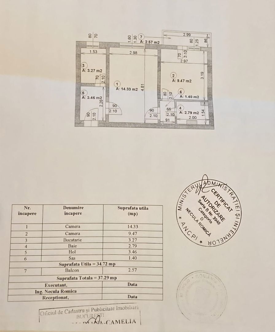 2 camere, Bucuresti
