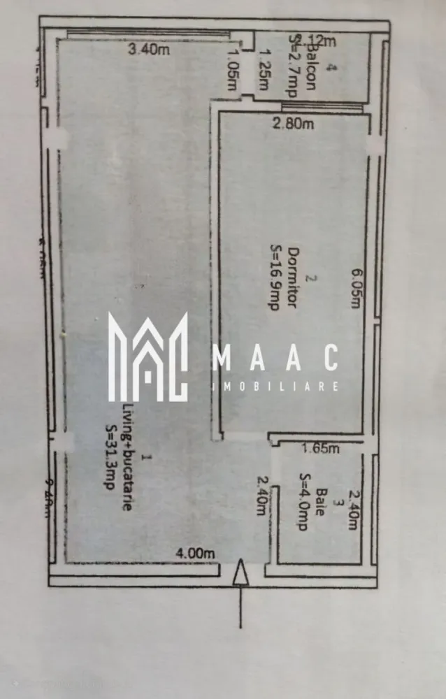 Apartament 2 camere | Decomandat | Etaj 1 | Doamna Stanca