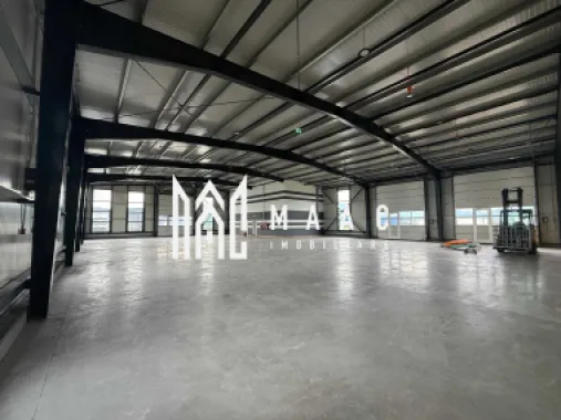 Hală logistică I 1200 mp I Acces TIR I Birouri I Tălmaciu