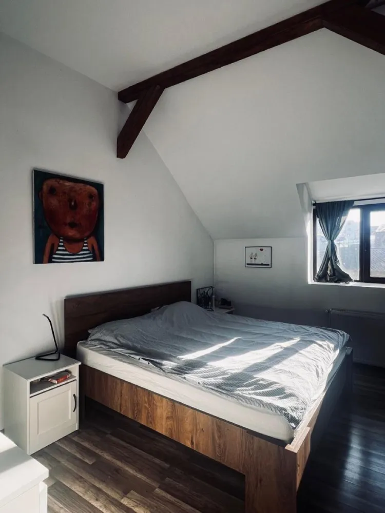 Inchiriere Apartament 3 camere zona armeneasca bucuresti - Apartamentul nostru se elibereaza :)

Se inchiriaza apartament cu 3 camere (73 mp) in cartierul Armenesc, sector 2, Bucuresti. 
 ⁃ Apartamentul se afla la ultimul etaj (mansardat) al unei case construite in perioada interbelica, pe o strada de case.
 ⁃ Compartimentare: 2 dormitoare, unul cu pat dublu (200 x 200), celalalt cu canapea extensibila si spatiu pentru birou, sufragerie, bucatarie separata si baie cu cada. In fiecare dormitor exista cate un spatiu mare de depozitare, util si ca dressing. Tavan inalt, > 3m, in fiecare camera. 
 ⁃ Utilitati: incalzire prin centrala de apartament Ariston, aparat de aer conditionat Daikin, frigider cu congelator Beko, cuptor electric, plita vitroceramica Electrolux, masina de spalat Indesit, smart TV Samsung, cablu TV si internet prin Vodafone. 
 - Se pot depozita bicicleta in curte. Strada cu parcare gratuita
 ⁃ Zona este foarte linistita, iar apartamentul primeste multa lumina naturala. 
 ⁃ In apropiere, distanta de mers pe jos: Calea Mosilor (4 min), Universitate/Teatrul National (15 min), Piata Romana (25 min). 

 ⁃ Prietenos cu fumatorii? nu. Prietenos cu animalele? da. 
 ⁃ Chirie lunara cu contract la ANAF: 780 eur . Vizionari se pot face incepand cu 20 decembrie (whatsapp la 07******82).