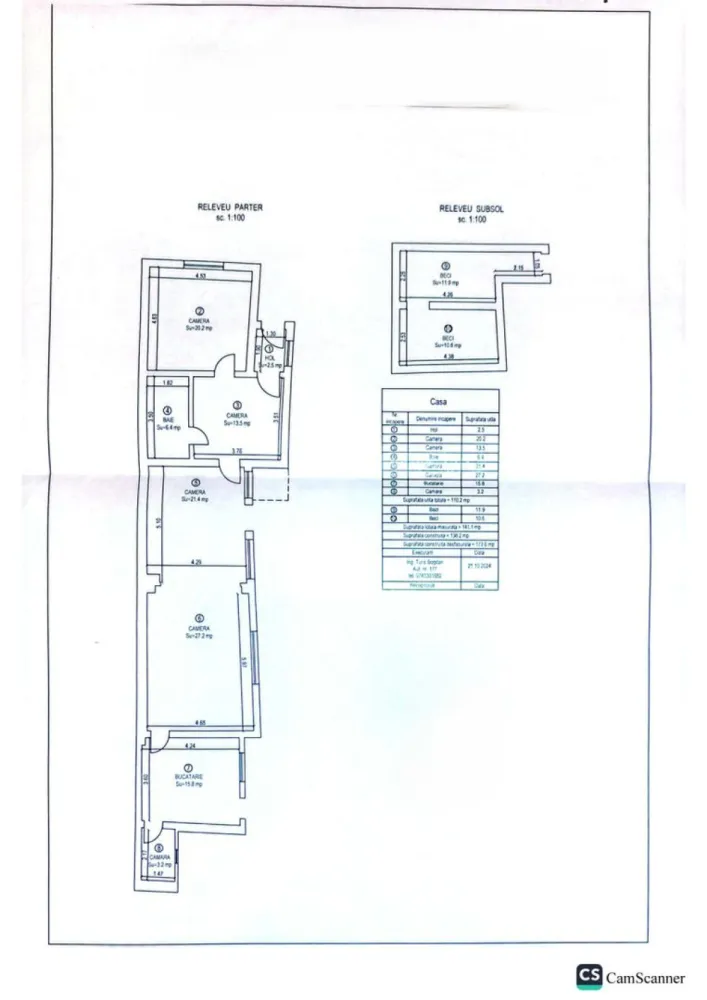 Casa de vanzare cu 4 camere, 110 mp, Satu Mare, zona 14 Mai