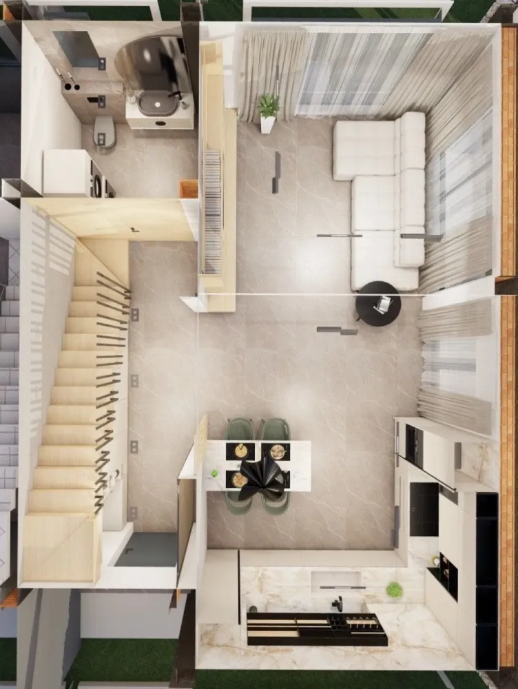 Casa Premium, locatie excelenta (Manastirea Cetatuia) la 1,5 km de Bld - Casă nouă tip duplex în apropiere de Mănăstirea Cetățuia, cu 4 camere, 3 băi, si teren generos si terasa de 20mp! Constructie solida, cu respectarea proiectului si cartea tehnica a constructiei la finalizare.

• Suprafață teren: 390 mp;

• Suprafață utilă: 120mp;

• Băi: 3;

• Compartimentare:
-parter: living cu iesire pe terasa, bucatarie, baie, hol;

 -etaj: 1 dormitor matrimonial cu baie, dressing si balcon, 2 dormitoare, hol, baie;

• Platforma masina: 2 locuri;

• Utilitati: canalizare, apa, gaz, energie electrica;

Dotari: incalzire in pardoseala, cu grup de amestec pe fiecare etaj, centrala termica in condensare, ferestre PVC cu geamuri termopan, izolatie termica exterior, hidroizolatie+termizolatie fundatie, acoperis din tabla, bai echipate complet cu sanitare de calitate, instalatie electrica modulara.

Situată pe strada Cetatii, la doar 1,5 km de Bulevardul Poitiers, în apropiere de zona pitorească a Mănăstirii Cetățuia, această casă este alegerea ideală pentru cei care doresc să locuiască într-o zonă liniștită și accesibilă. Accesul se face pe drum asfaltat pe 2 rute: de la bd. Poitiers prin padurea catre manastire, respectiv de la bd. Poitiers prin Manta Rosie.

Designul interior este conceput pentru a oferi confort și funcționalitate, cu spații bine optimizate pentru nevoile unei familii moderne. Totodata, duplexul este construit astfel incat sa ofere intimitate, cu pereti comuni doar pe casa scarii, holuri sau bai.

Avantaje: locatie accesibila, vedere panoramica, lipsa santierelor ulterioare in imediata proximitate (este ultima parcela construibila pe toata strada), posibilitate alegere finisaje.

Pretul este de 185.000 euro, fara TVA.