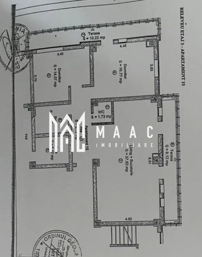 Apartament 3 camere | Decomandat | Etaj 3 | Calea Dumbravii