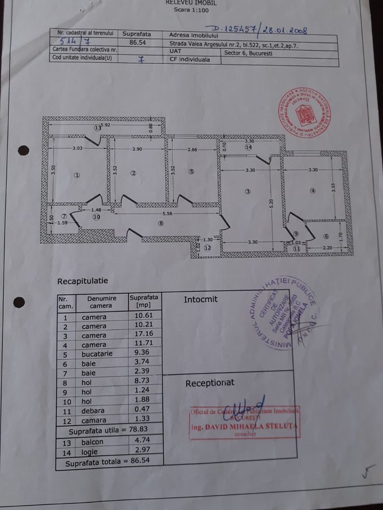 Vand apartament 4 camere Drumul Taberei