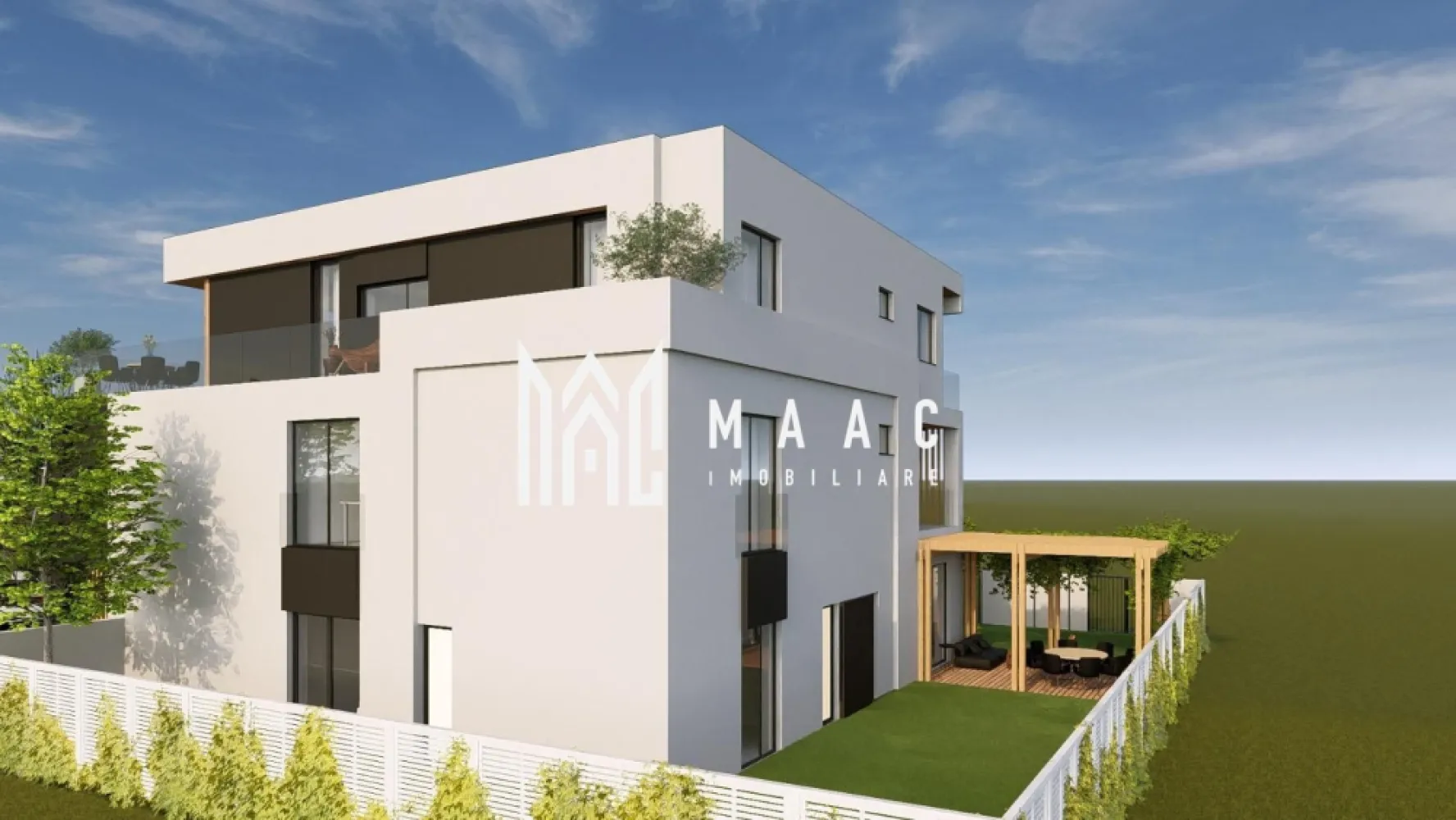 Apartament 4 camere I curte 173 mp I 4 băi I predare la cheie I Comision ZERO - Descoperă un apartament spectaculos cu 4 camere, situat la parterul unui bloc exclusivist cu doar 4 unități locative în Cartierul Arhitecților – zonă în continuă dezvoltare, liniștită și cu acces rapid către oraș. Locuința beneficiază de o curte proprie generoasă de 173.5 mp, perfectă pentru relaxare, grătar sau amenajare grădină, și de o terasă acoperită de 18.5 mp. Comision ZERO. Detalii apartament: Suprafață utilă: 114.40 mp 4 camere: living + 3 dormitoare Fiecare dormitor cu baie proprie 4 băi în total Living și bucătărie în regim open-space Intrare separată, pentru un plus de intimitate 2 locuri de parcare incluse Predare la cheie, cu finisaje premium Termen de finalizare: decembrie 2025 Facilități și dotări ansamblu: Încălzire în pardoseală Geamuri termopan + 3 garnituri, pentru izolare excelentă Centrală termică în condensare Bosch Izolație cu vată bazaltică de 10 cm Supraveghere video 24/7 Balustrade din sticlă securizată Balcoane și terase hidroizolate Iluminat exterior ambiental O locuință spațioasă, luminoasă și modernă – perfectă pentru familii care își doresc intimitate, confort și calitate superioară a construcției. Pentru mai multe detalii precizati telefonic ca ati vazut anuntul cu ID: CP2526809 }}