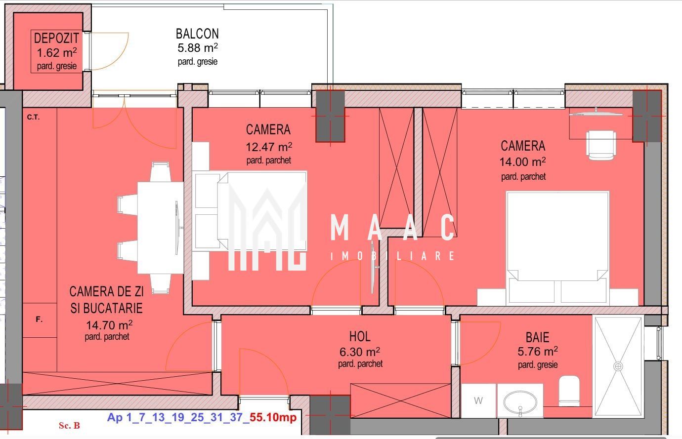 Apartament 3 Camere I Doamna Stanca I La Cheie