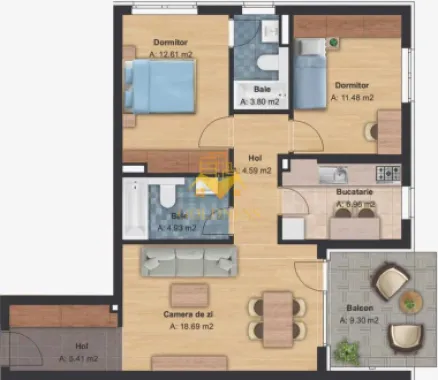 3 camere, modern, parcare, Buna Ziua, Zona Grand Hotel Italia, LIDL