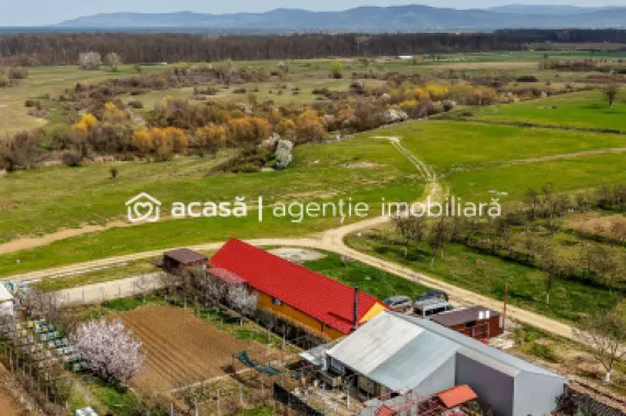 Casă modernă (2021) – Priveliște panoramică spre Lunca Mureșului