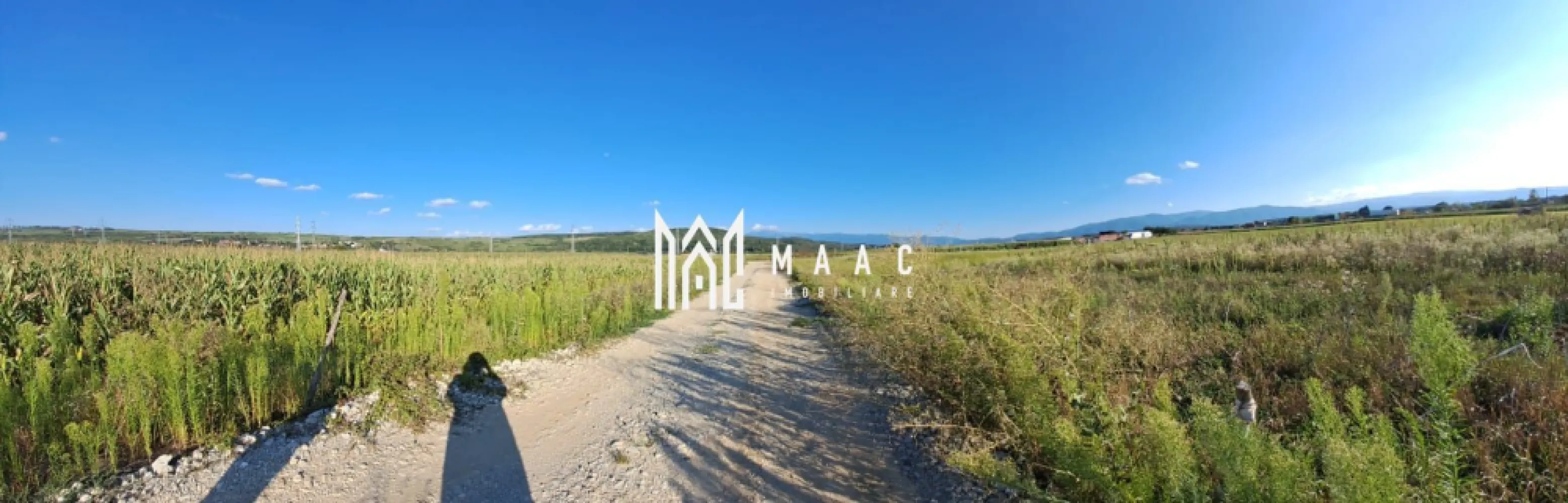 Teren extravilan 500 mp I Șelimbăr I Zonă în dezvoltare I Acces privat - MAAC Imobiliare propune spre vânzare teren extravilan – 500 mp + cotă parte drum – Șelimbăr Situat într-o zonă cu potențial de dezvoltare, acest teren extravilan este ideal pentru construcția unei anexe agricole sau amenajarea unei grădini personale. Suprafață totală: 500 mp + cotă parte din drumul de acces Front stradal: 21 m Localizare: Șelimbăr, la doar 200 m de drumul principal Acces: pe drum privat, zonă liniștită și ușor accesibilă Destinație: anexă agricolă, grădină personală, investiție Plan parcelar: în curs de realizare de către Primăria Șelimbăr Utilități: la aproximativ 200 m distanță Vecinătăți: peste 50 de parcele, unele deja construite Timp de acces: 3 minute de Primăria Șelimbăr 7 minute de Mall (Shopping City Sibiu) O alegere excelentă pentru cei care caută liniște, spațiu și potențial pe termen lung. Pentru mai multe informatii specificati ca ati vazut anuntul cu ID: CP2503949 }}