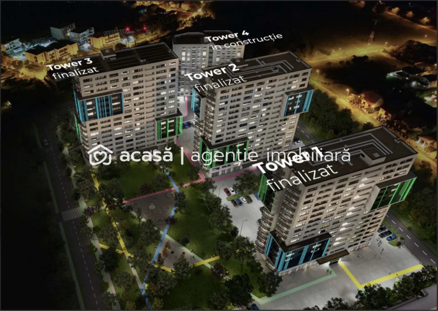 Apartament nou în Timișoara finisat la cheie– Investiție premium - Vă propunem spre vânzare un apartament nou cu 2 camere, situat în XCity Towers, unul dintre cele mai ambițioase și moderne ansambluri rezidențiale din Timișoara – un proiect care setează un nou standard de locuire urbană în vestul României.

Pentru informații suplimentare, disponibilitate și programare vizionare: 0722 252 639 - Sebastian Nica

Proprietatea se vinde direct de la dezvoltator, cu predare în martie 2026, complet finisată, ideală atât pentru locuire personală, cât și pentru investiție cu randament foarte bun la închiriere.

Preț: 126.592 € (TVA inclus)
Contact: Sebastian Nica 0722 252 639

Detalii apartament:
• 2 camere, compartimentare eficientă
• Suprafață utilă: 45 mp
• Spații luminoase, vitraje mari
• Finisaje premium, atent selecționate

Dotări și beneficii:
• Încălzire în pardoseală și centrală proprie
• Sistem de climatizare modern
• Rolete electrice
• Sistem Smart Home
• Consum redus de energie și soluții sustenabile pentru costuri optimizate pe termen lung

Despre ansamblul XCity Towers:
• Arhitectură modernă și design inovator
• Parc privat de aproximativ 6.000 mp
• Zone de relaxare și spații dedicate comunității
• Acces rapid către centre comerciale, transport public, școli și zone verzi
• Ansamblu foarte căutat pentru închiriere, cu potențial solid de apreciere în timp

Această proprietate este o alegere inspirată pentru cei care caută calitate, siguranță, poziționare excelentă și potențial investițional real, într-un oraș cu una dintre cele mai dinamice piețe imobiliare din România.

Contact direct: Sebastian Nica - 0722 252 639 Consultant vânzări | Achiziție direct de la dezvoltator – fără comision

Nu dispui de toată suma? Te ajutăm noi gratuit! Îți obținem oferte de la 16 bănci.

Atenție! Imaginile au caracter informativ, preluate din apartamente finalizate și finisate din cadrul complexului!