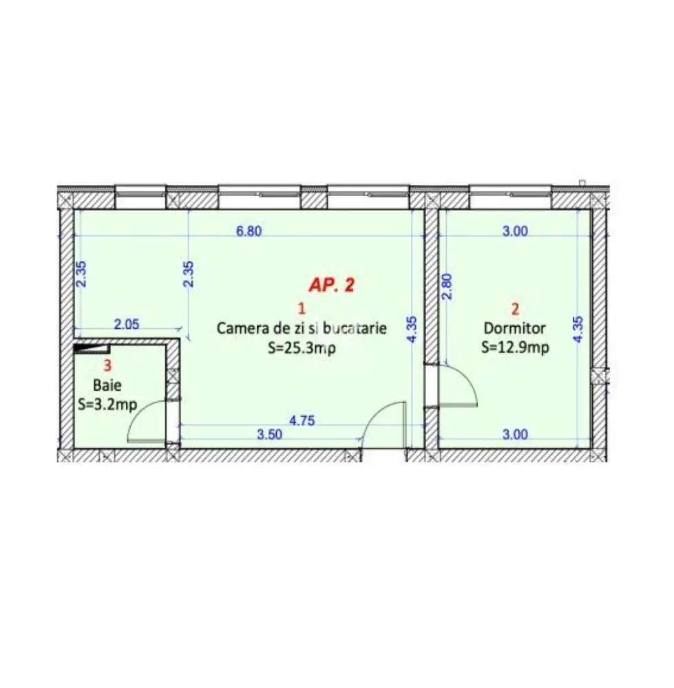 Apartament 2 camere - Selimbar Sibiu