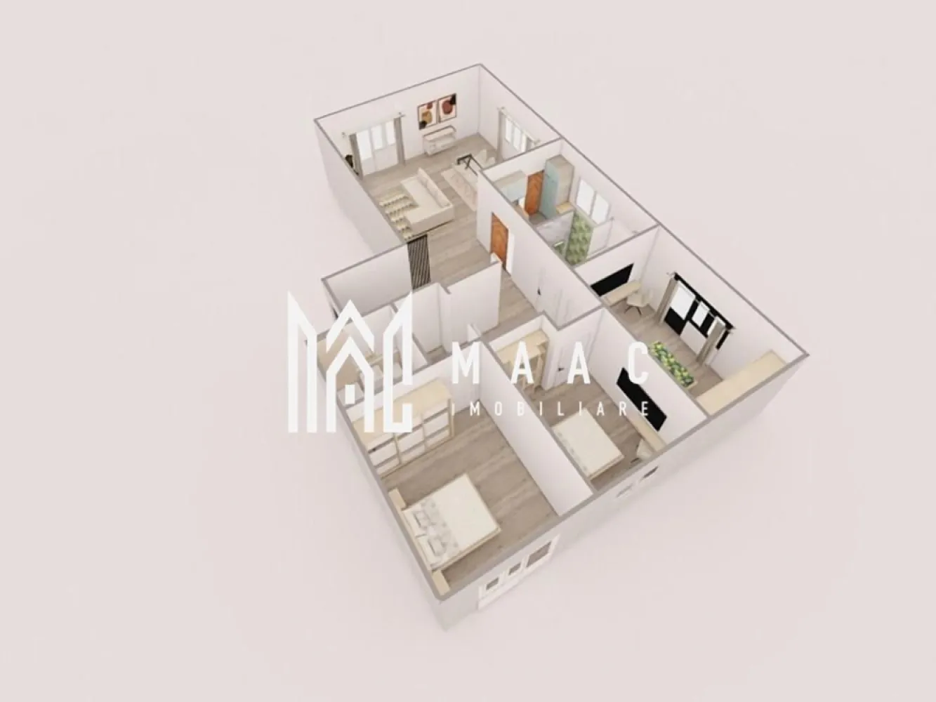 Apartament 4 camere I Nou I Decomandat I Balcon I Hipodrom - MAAC Imobiliare vă propune pentru achizișie acest apartament cu 4 camere care se remarcă printr-o compartimentare optimă, oferind atât intimitate, cât și spații generoase pentru socializare. Zona de zi cuprinde un living generos de 30.6 mp, conectat cu locul de luat masa și bucătăria separată, pentru un plus de funcționalitate. Cele 3 dormitoare sunt bine dimensionate, oferind confort și lumină naturală. 2 băi, plus un WC separat, asigură practicabilitate, iar spațiile de depozitare și holurile largi facilitează circulația. Dotările de calitate includ: ✅ Ușă metalică antiefracție Porta-Doors pentru siguranță maximă ✅ Tâmplărie PVC cu 7 camere și geam termopan LOW-E pentru izolare termică și fonică optimă ✅ Instalație termică cu centrală proprie, calorifere din oțel și distribuție eficientă ✅ Pereți interiori tencuiți, gletuiți și zugrăviți într-o nuanță modernă ✅ Instalații electrice de calitate, prize și întrerupătoare Schneider Sedna ✅ Balcon generos, finisat cu parapet elegant și gresie antiderapantă. Construcția beneficiază de spații comune interioare finisate, cu scări placate cu granit, balustrade din țeavă rectangulară și plafoniere cu senzori de mișcare pentru un plus de confort. Accesul este securizat, iar clădirea este dotată cu trei ascensoare electrice de ultimă generație, cu funcționare silențioasă. Spațiile exterioare sunt iluminate inteligent, iar curtea interioară va fi amenajată cu loc de joacă privat, dotat cu nisip, tobogan, leagăne și bănci, oferind un mediu sigur și plăcut pentru cei mici. În plus, imobilul dispune de locuri de parcare supraterane și subterane. Pentru confort maxim, apartamentul poate fi predat complet finisat, cu gresie, faianță, parchet, obiecte sanitare și uși de interior, toate alese în funcție de preferințele dumneavoastră, în limita unui buget prestabilit. Această locuință reprezintă alegerea ideală pentru cei care își doresc calitate, siguranță și un spațiu modern, pregătit să devină „acasă”. 📍 Nu ratați această oportunitate! Contactați-ne pentru detalii și vizionări, specificând ID CP2500299. }}