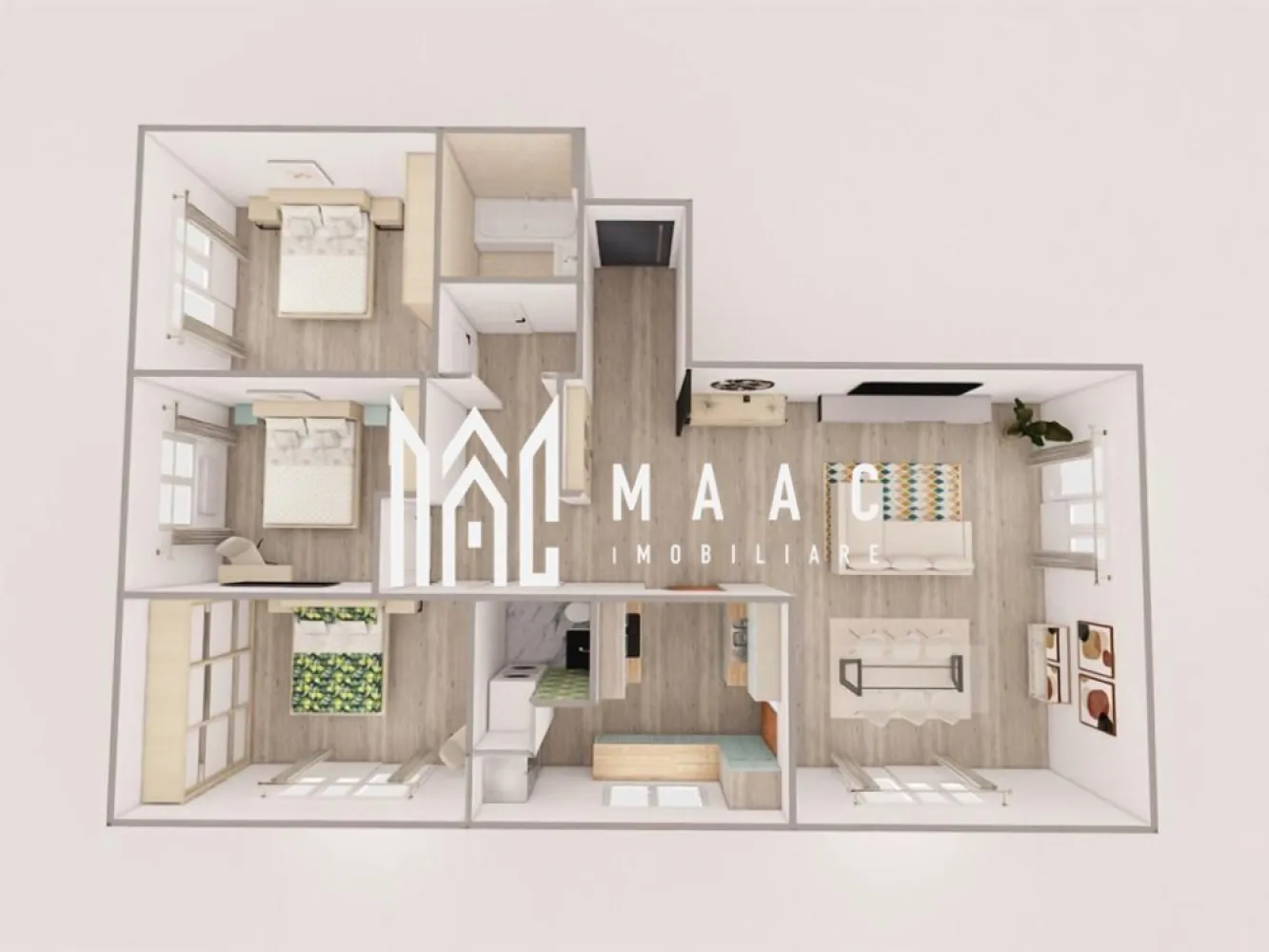 Apartament modern I La cheie I 4 camere I Lift I Hipodrom - MAAC Imobiliare vă propune pentru achizișie acest apartament cu 4 camere care se remarcă printr-o compartimentare optimă, oferind atât intimitate, cât și spații generoase pentru socializare. Zona de zi cuprinde un living generos de 30.6 mp, conectat cu locul de luat masa și bucătăria separată, pentru un plus de funcționalitate. Cele 3 dormitoare sunt bine dimensionate, oferind confort și lumină naturală. 2 băi, plus un WC separat, asigură practicabilitate, iar spațiile de depozitare și holurile largi facilitează circulația. Dotările de calitate includ: ✅ Ușă metalică antiefracție Porta-Doors pentru siguranță maximă ✅ Tâmplărie PVC cu 7 camere și geam termopan LOW-E pentru izolare termică și fonică optimă ✅ Instalație termică cu centrală proprie, calorifere din oțel și distribuție eficientă ✅ Pereți interiori tencuiți, gletuiți și zugrăviți într-o nuanță modernă ✅ Instalații electrice de calitate, prize și întrerupătoare Schneider Sedna ✅ Balcon generos, finisat cu parapet elegant și gresie antiderapantă. Construcția beneficiază de spații comune interioare finisate, cu scări placate cu granit, balustrade din țeavă rectangulară și plafoniere cu senzori de mișcare pentru un plus de confort. Accesul este securizat, iar clădirea este dotată cu trei ascensoare electrice de ultimă generație, cu funcționare silențioasă. Spațiile exterioare sunt iluminate inteligent, iar curtea interioară va fi amenajată cu loc de joacă privat, dotat cu nisip, tobogan, leagăne și bănci, oferind un mediu sigur și plăcut pentru cei mici. În plus, imobilul dispune de locuri de parcare supraterane și subterane. Pentru confort maxim, apartamentul poate fi predat complet finisat, cu gresie, faianță, parchet, obiecte sanitare și uși de interior, toate alese în funcție de preferințele dumneavoastră, în limita unui buget prestabilit. Această locuință reprezintă alegerea ideală pentru cei care își doresc calitate, siguranță și un spațiu modern, pregătit să devină „acasă”. 📍 Nu ratați această oportunitate! Contactați-ne pentru detalii și vizionări, specificând ID CP2499725. }}