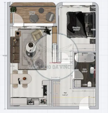 Apartament de vanzare 2 camere 57mp 2550 EUR-MP