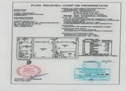 Vand apartament central, 2 camere, renovat complet cu centrala proprie