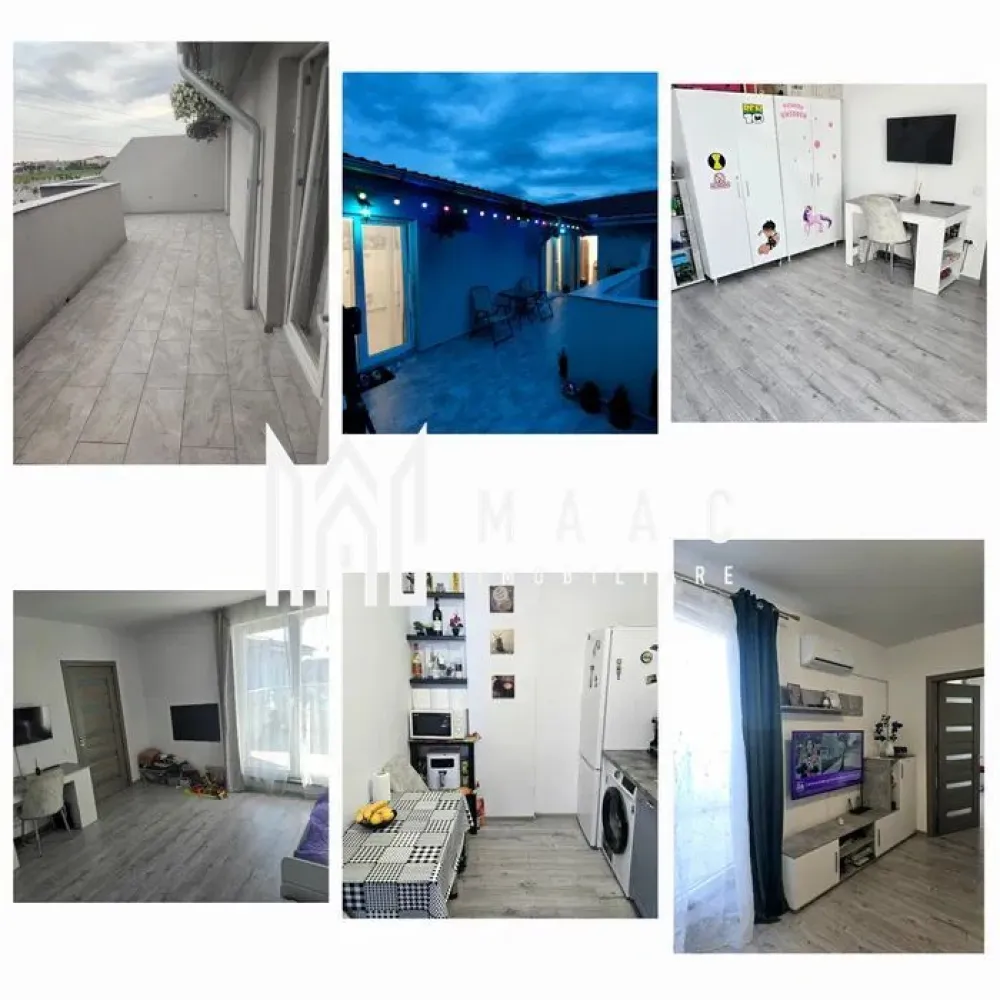 Apartament 2 camere cu terasă 23 mp I pod I parcare I Cartierul Arhitecților