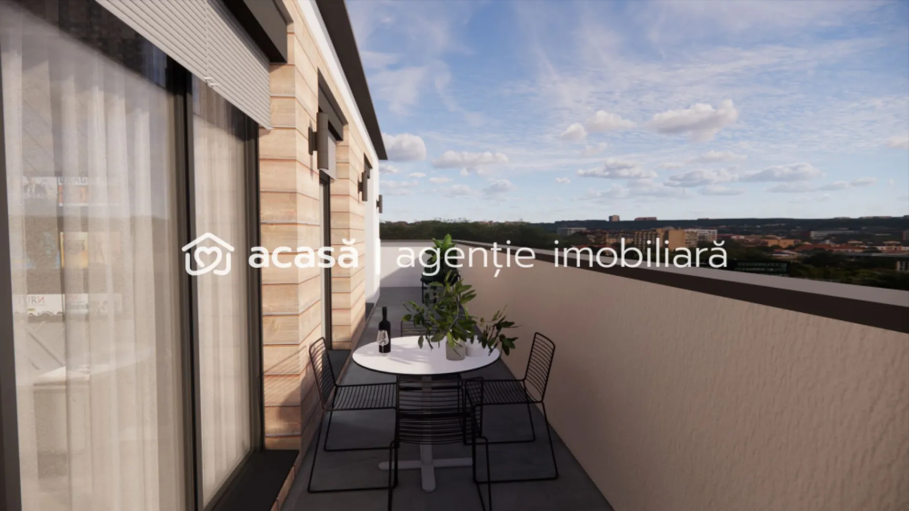 Penthouse R39: Exclusivitate și Performanță în ARED City, zona IMAR - Vă propunem spre achiziție o unitate de tip penthouse situată la etajul 6 al noului bloc R39, în complexul rezidențial ARED City, zona IMAR. Această proprietate reprezintă un standard superior de locuire urbană, fiind disponibilă direct de la dezvoltator, cu comision 0%.

Eficiență Energetică: Proiectat conform standardului NZEB, apartamentul beneficiază de o termoizolație de 20 cm, asigurând costuri minime de întreținere și confort termic optim.

Tehnologie Integrată: Unitatea include pachetul Smart Home, oferind un control digital avansat asupra locuinței.

Configurație: 46 mp utili, dormitor, living cu bucătărie open-space, baie și un balcon de 5 mp.

Personalizare: Apartamentul se livrează la stadiul nefinisat, oferind viitorului proprietar libertatea deplină în alegerea designului interior.

Prețul de 111.320 € (TVA inclus) reprezintă o valoare promoțională și include un loc de parcare privat. Predarea proprietății este programată pentru data de 30 noiembrie 2026.

Oportunitate solidă de investiție într-o zonă cu infrastructură modernă și potențial ridicat de apreciere a capitalului.

ATENȚIE! Poze cu titlu ilustrativ.

Pentru detalii:
Jasmina Uglesits - 0740814770 Consultant imobiliar - Agenția ACASĂ Arad

Nu dispui de toată suma? Te ajutăm noi gratuit! Îți obținem oferte de la 16 bănci.

Ai o proprietate de vânzare în Arad și vrei să știi cât valorează cu adevărat?
Sună-mă pentru o evaluare gratuită, fără obligații.

Birou: ACASĂ | Agenție imobiliară Arad
Bulevardul Decebal 2, Arad 310133