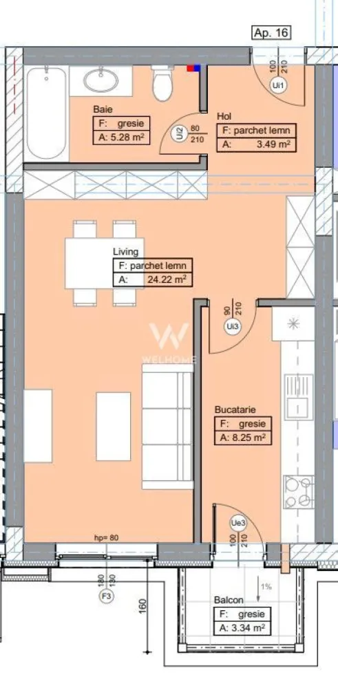 Apartament o camera cu bucatarie separata - Selimbar/Sibiu - Apartament zona Pictor Brana, la cateva minute de Shopping City Sibiu

- Suprafata utila: 41 mp + balcon de 3.4 mp
- Compartimentare: hol, camera de zi, bucatarie separata, baie si balcon.
- Imobil dotat cu lift, regim de inaltime P+3Etaje si Pod
- Interior semifinisat: pereti tencuiti, glutuiti, sapa pe pardosea, usa intrare metalica, geamuri termopan 3 foi de sticla, 3 garnituri, centrala termica in condensare cu incalzire in pardosea, instalatii electrice pana la faza de doza, balcon placat cu gresie si balustrade fier forjat.
- Exterior bloc - izolatie de 10 si decorativa, alei pavate, iluminat, camere supraveghere, spatii verzi si loc de joaca pentru copii
- 1 loc de parcare inclus in pret.
- Zona in dezvoltare, placut amenajata, accesibila din sensuri variate - Stefan cel Mare, Octavian Goga sau Nicolae Brana. 

PRET: 79.000 euro 
Suna pentru detalii si vizita: 0747.639.802