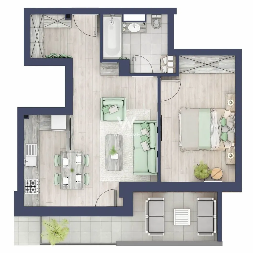 Apartament 2 camere - Turnisor, Sibiu