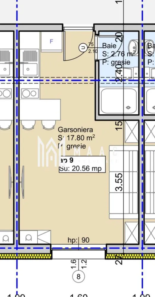 Apartament 2 camere | 42 MPU | Parter | Lift | Lazaret