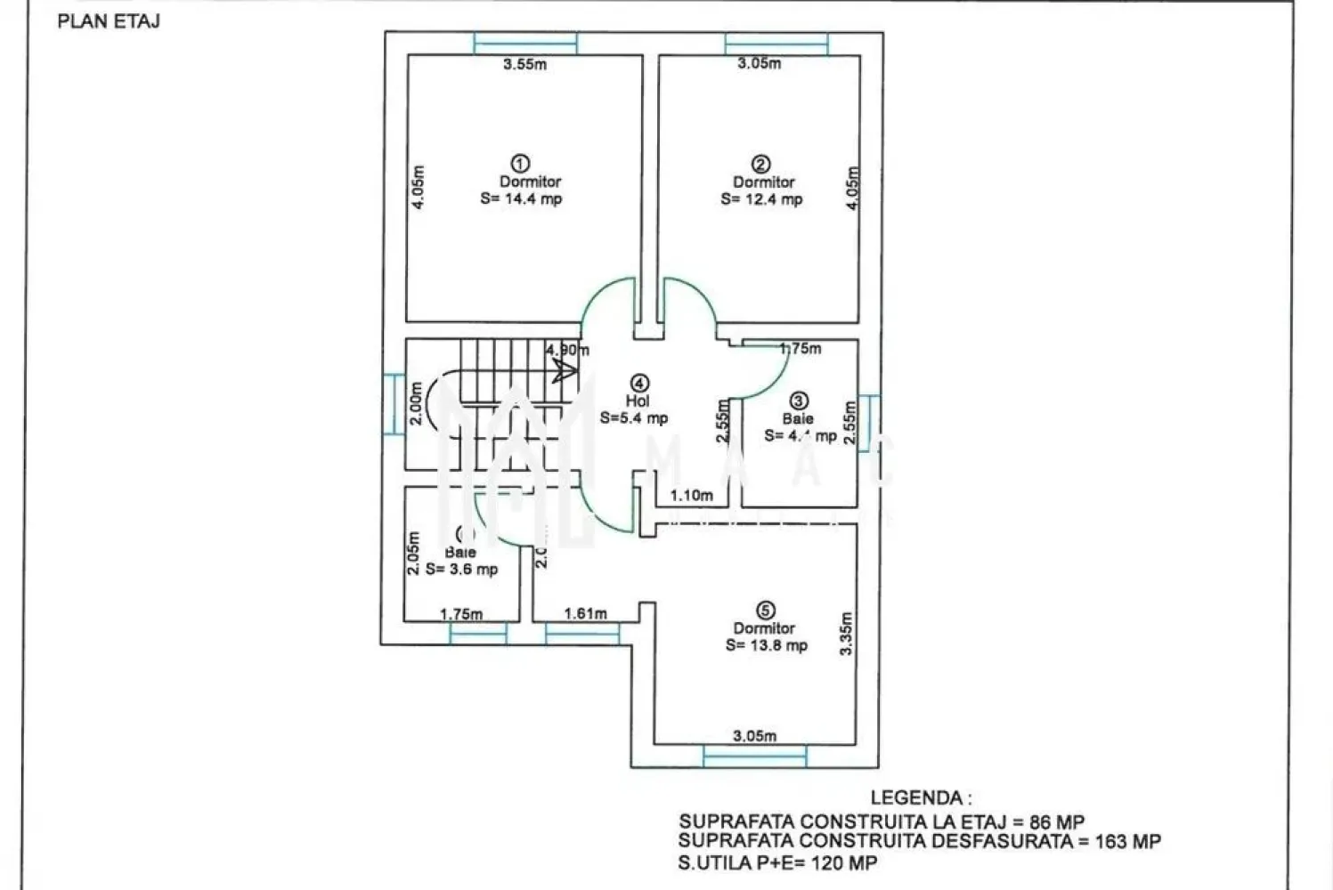 Casă individuală I 5 camere I 120 mpu I Curte 380 mp I Șura Mică
