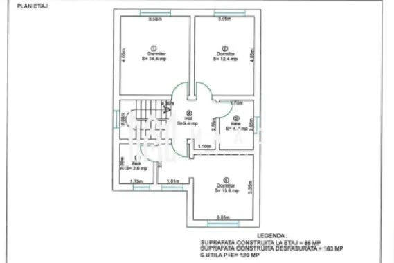 Casă individuală I 5 camere I 120 mpu I Curte 380 mp I Șura Mică