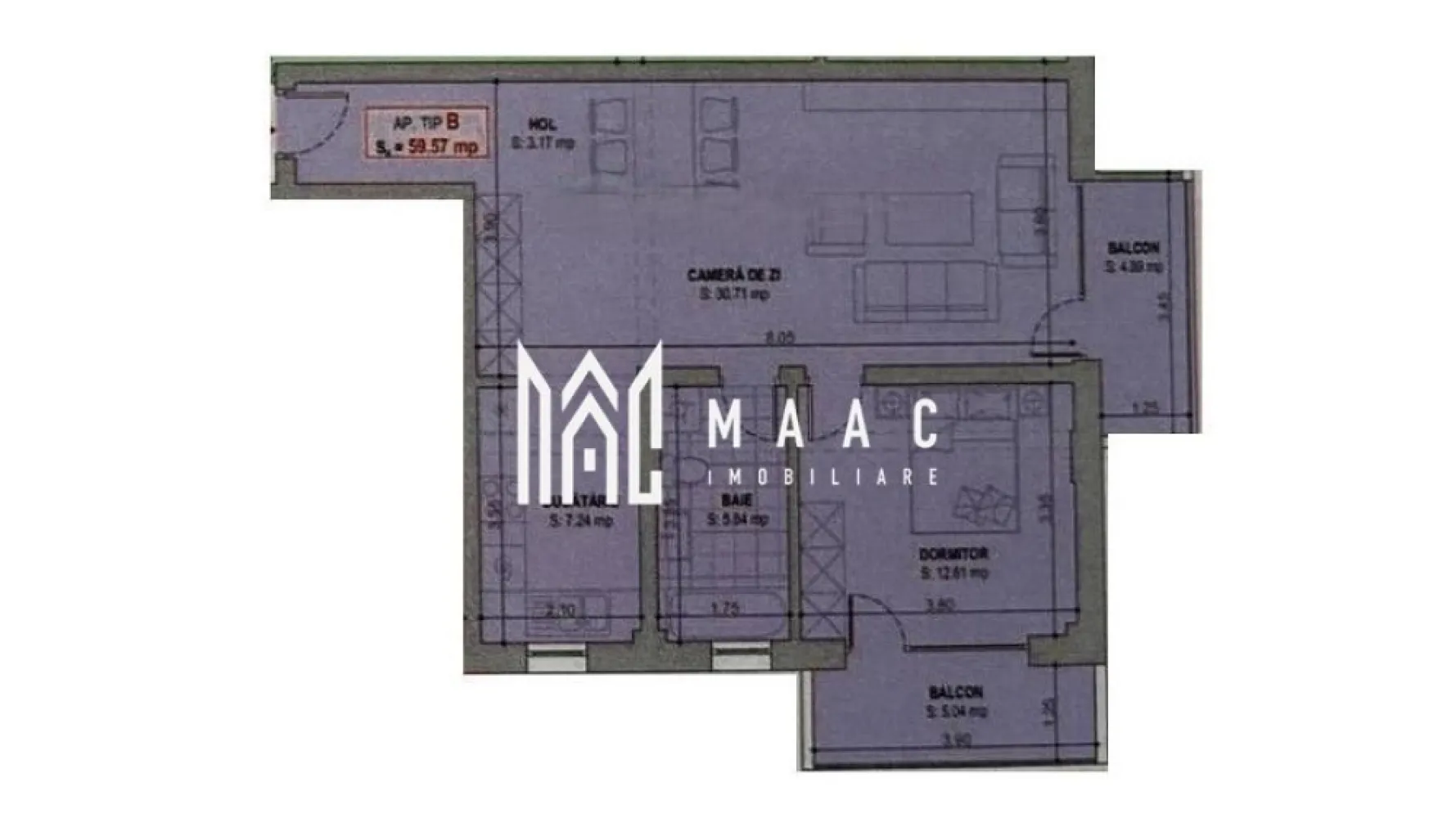 Apartament rezidențial I 2 camere I Parcare I Selgros - MAAC Imobiliare vă propune pentru achiziționare un apartament cu 2 camere situat într-un bloc de locuit în stadiul de dezvoltare, în cartierul Veterani, în proximitatea magazinului Selgros, ieșirea de Nord a orașului Sibiu. Apartamentul cu suprafața utilă de 60 mp, este format din: Living cu bucătărie open- space în suprafața de 38 mp cu acces la balcon de 5 mpu, Dormitor de 13 mp cu acces la al 2- lea balcon de 5 mpu, Baie cu cadă și geam de aerisire cu suprafața de 5.84 mpu. Complexul rezidențial este în construcție, se predă la sfârșitul anului 2025 la stadiul de: -ALB: instalația de curent, instalația sanitară, loc destinat pentru aparat de aer condiționat, pereți finisați cu glet, ușa principală metalică marca Porta Doors, centrală termică în condensare și instalația de încălzire în pardoseală, geamuri tripan cu tâmplărie PVC Salamander culoare gri antracit, cele 2 balcoane cu balustradă de sticlă și finisaje cu granit. -CHEIE: plus 200 euro/ mp, include vopsea lavabilă, uși interioare, obiecte sanitare, gresie, faianță, parchet, aparataje electronice etc. Fiecare unitate beneficiază de un loc de parcare suprateran. Construcția cu regim de înalțime P+ 3 etaje + retras va beneficia de lift, interfon cu video, panouri solare care vor alimenta iluminatul public. Construcția cu fundație de beton, zidărie cărămidă Porotherm, izolație polistiren și vată bazaltică, boxe la subsol( achiziționate separat), parcare subterană ( posibilitate de achiziționare locuri de parcare adiționale la prețul de 10000 euro/ buc.), Parterul va avea destinație comercială, în proximitatea construcțiilor vor fi amenajate alei, spații verzi și locuri de joacă. Modalitate de plată: -Avans 25% la antecontract, 25% la roșu, 50% la predare. -Achitarea integrală a apartamentului include 1 loc de parcare subteran la pret 50%. Acest apartament combină spațiul generos cu o compartimentare eficientă și finisaje de calitate superioară, fiind locația perfectă pentru a vă crea amintiri de neuitat. Contactați-ne pentru a programa o vizionare și pentru a discuta detaliile acestei oferte imobiliare excepționale. Pentru mai multe informații specificați că ați văzut anunțul cu ID: CP2371747 }}