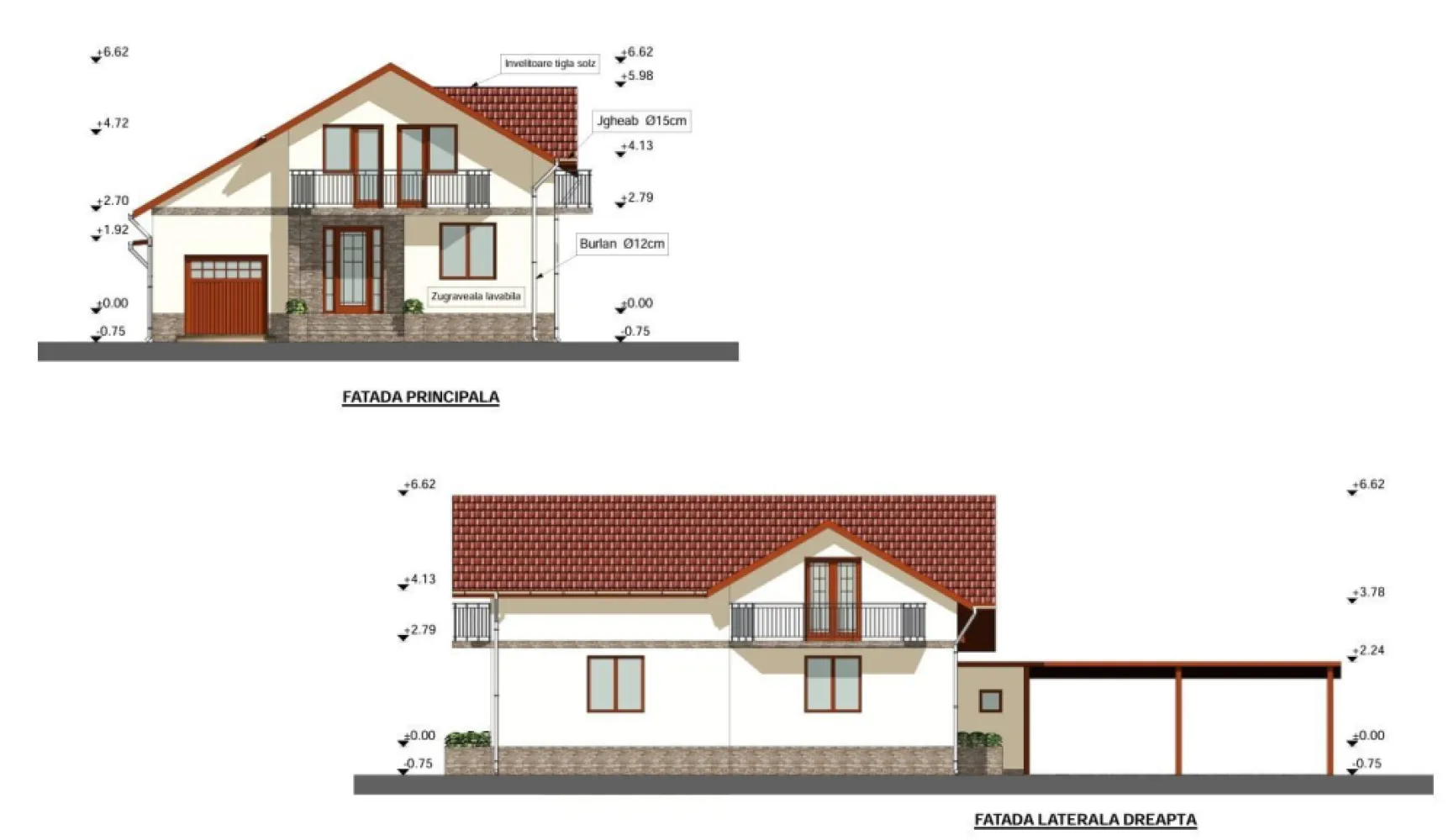 Casa individuala in Cristian - Sibiu - Casă individuală modernă P+1, aflată în stadiu de proiect, amplasată pe un teren de 450 mp, cu o suprafață utilă generoasă de 173 mp, proiectată pentru confortul unei familii care își dorește spațiu, funcționalitate și intimitate.

Compartimentarea este foarte bine gândită, locuința având:

-living spațios și luminos;
-bucătărie separată;
-3 dormitoare matrimoniale;
-2 băi;
-cameră tehnică/debara;
-holuri generoase și spații de depozitare;
-2 balcoane;
-garaj și terasă acoperită.

Parterul este compus dintr-un living de aproximativ 33 mp, bucătărie separată de aproape 20 mp, baie, cameră tehnică/debara și acces direct către exterior și garaj. Etajul oferă 3 dormitoare spațioase, dintre care două cu acces la balcon, o baie mare și hol generos.

Casa se vinde la stadiul de alb în interior și la cheie în exterior:

-încălzire în pardoseală;
-pereți tencuiți și gletuiți;
-instalații trase la poziție;
-tâmplărie modernă;
-fațadă finisată complet;
-curte amenajată cu pavaj;
-gard și poartă incluse.

Arhitectura modernă, compartimentarea practică și suprafețele generoase fac din această proprietate o alegere ideală pentru o familie care caută confort și intimitate într-o locuință nouă.

Preț: 248.000 Euro 

Se poate achizitiona cu credit ipotecar!